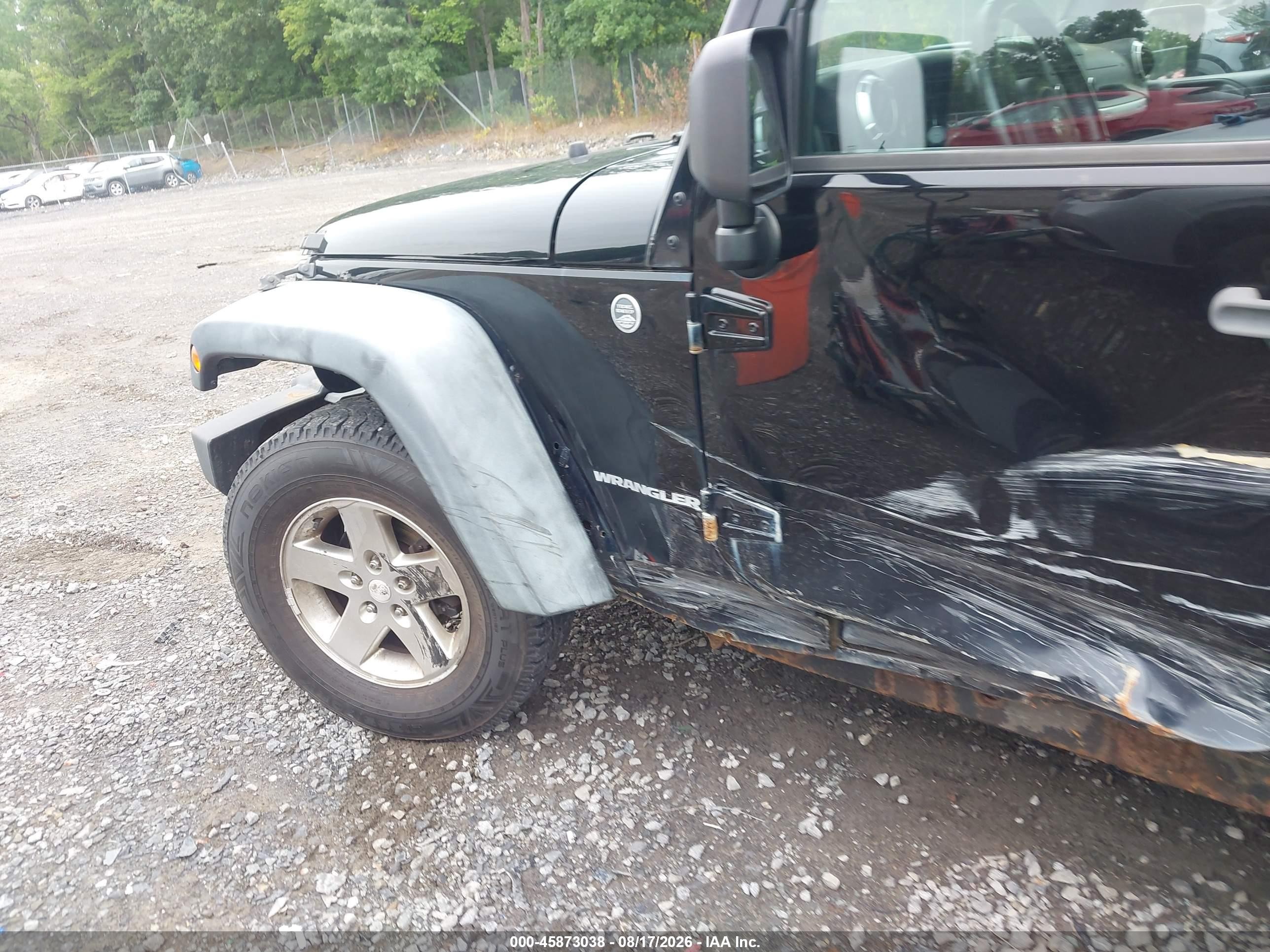 2011 Jeep Wrangler Rubicon Черный vin: 1J4BA6D17BL527038
