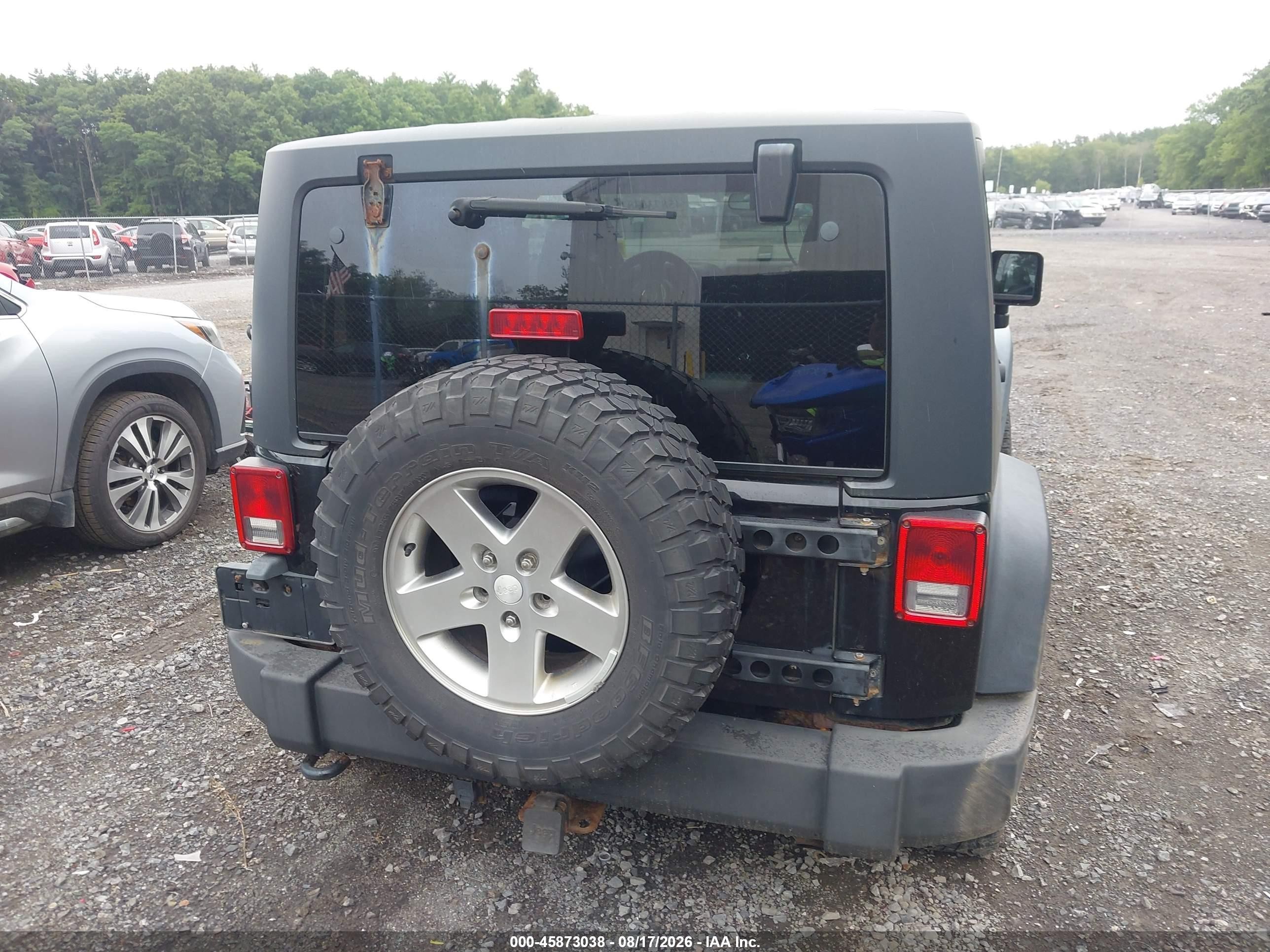 2011 Jeep Wrangler Rubicon Черный vin: 1J4BA6D17BL527038