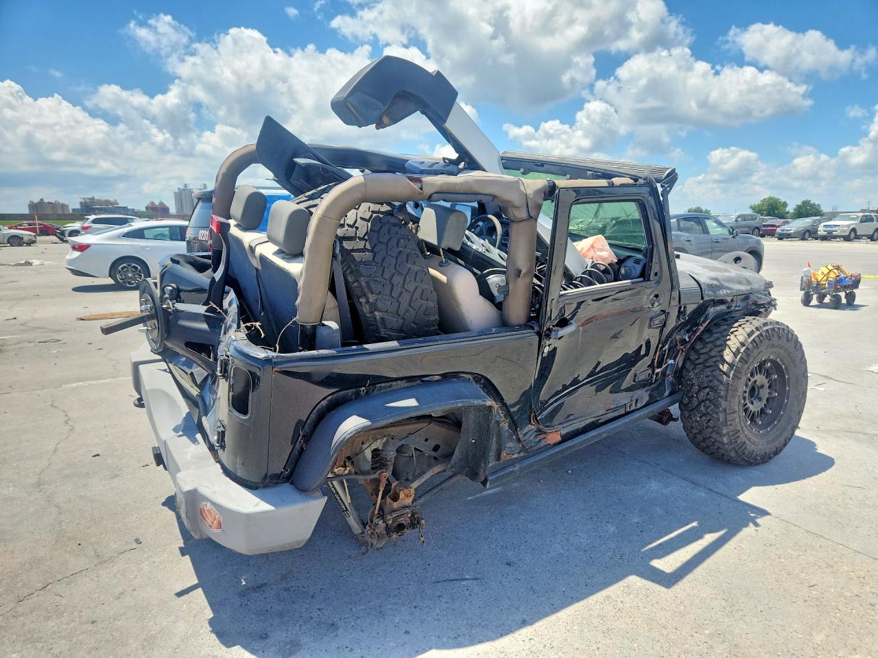 2010 Jeep Wrangler Rubicon Black vin: 1J4BA6D18AL154624