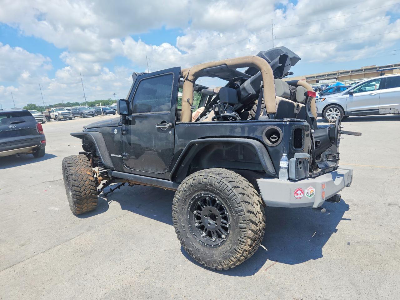 2010 Jeep Wrangler Rubicon Black vin: 1J4BA6D18AL154624