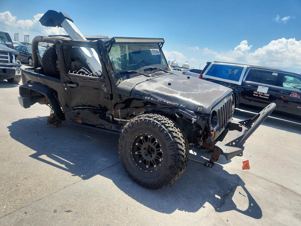 2010 Jeep Wrangler Rubicon Black vin: 1J4BA6D18AL154624
