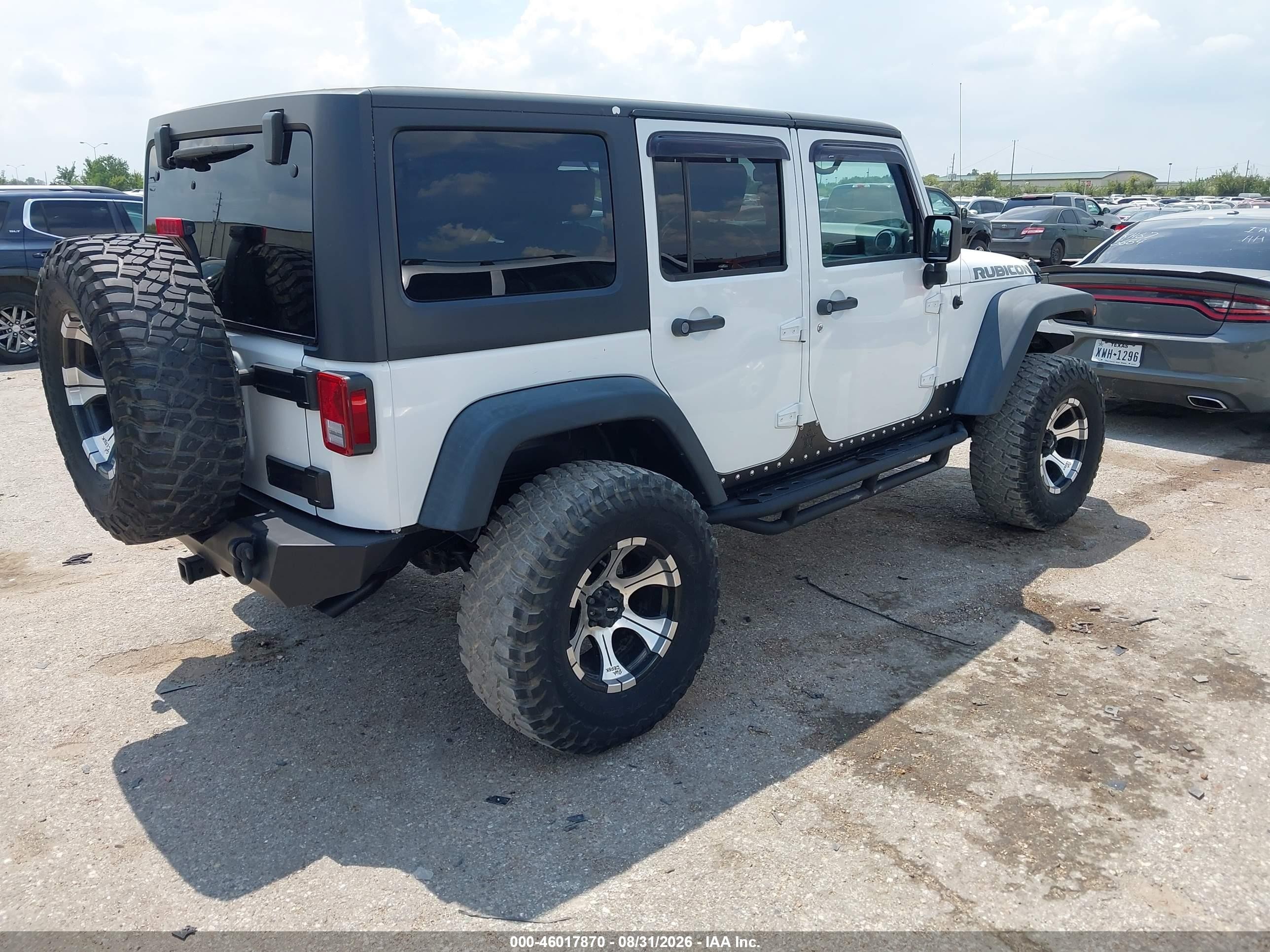 2011 Jeep Wrangler Unlimited Rubicon White vin: 1J4BA6H10BL536027