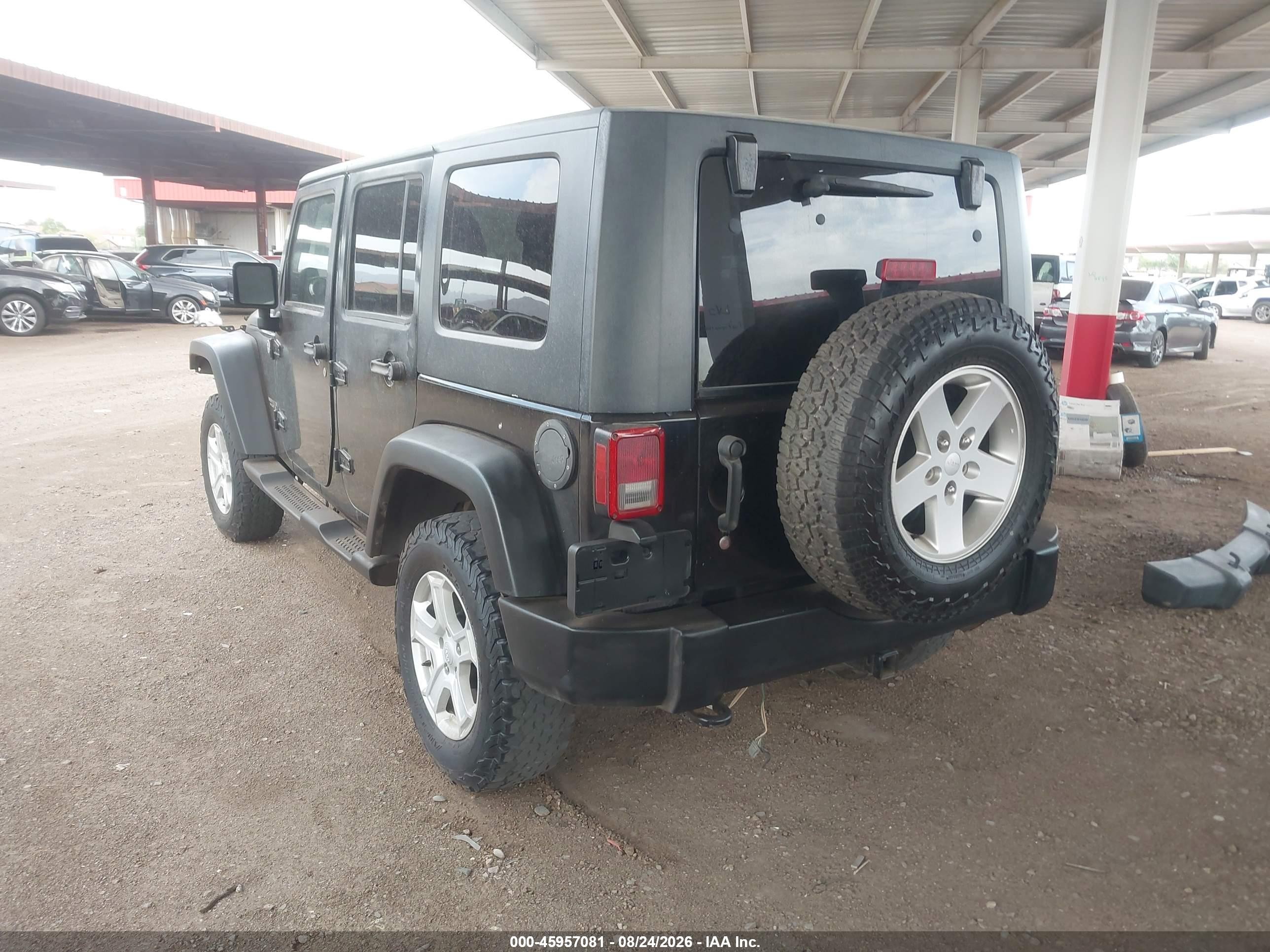 2011 Jeep Wrangler Unlimited Rubicon Черный vin: 1J4BA6H12BL527328