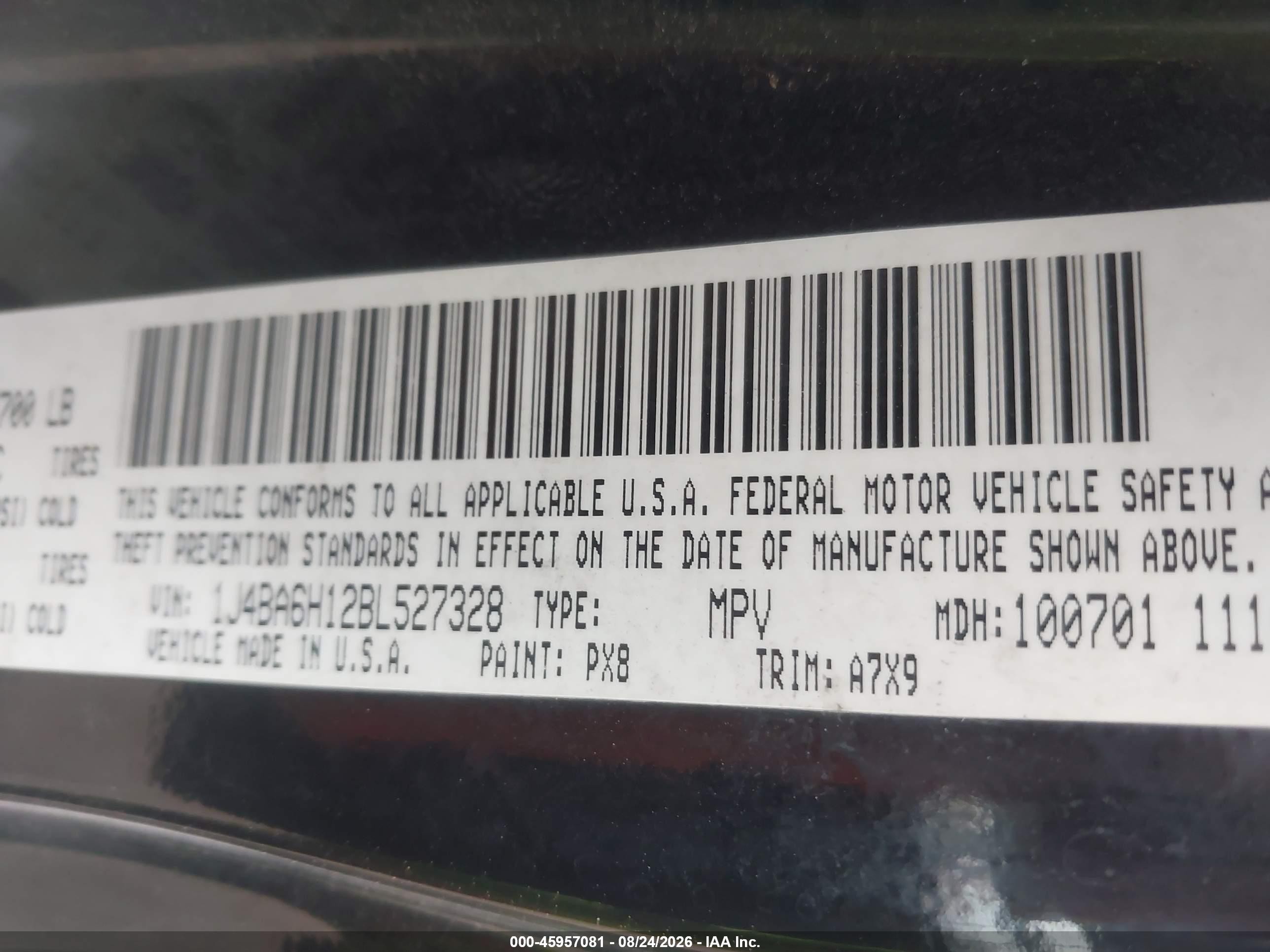 2011 Jeep Wrangler Unlimited Rubicon Черный vin: 1J4BA6H12BL527328