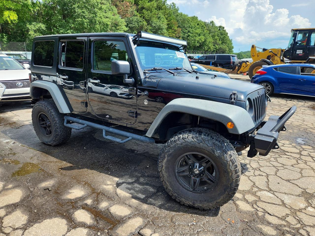 2011 Jeep Wrangler Unlimited Rubicon Black vin: 1J4BA6H12BL567831