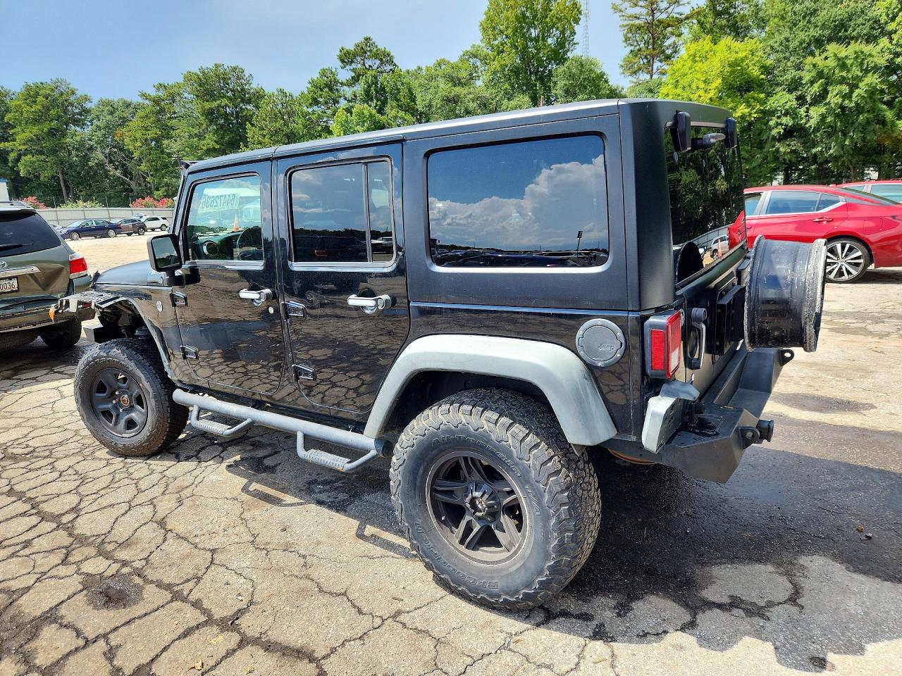 2011 Jeep Wrangler Unlimited Rubicon Black vin: 1J4BA6H12BL567831