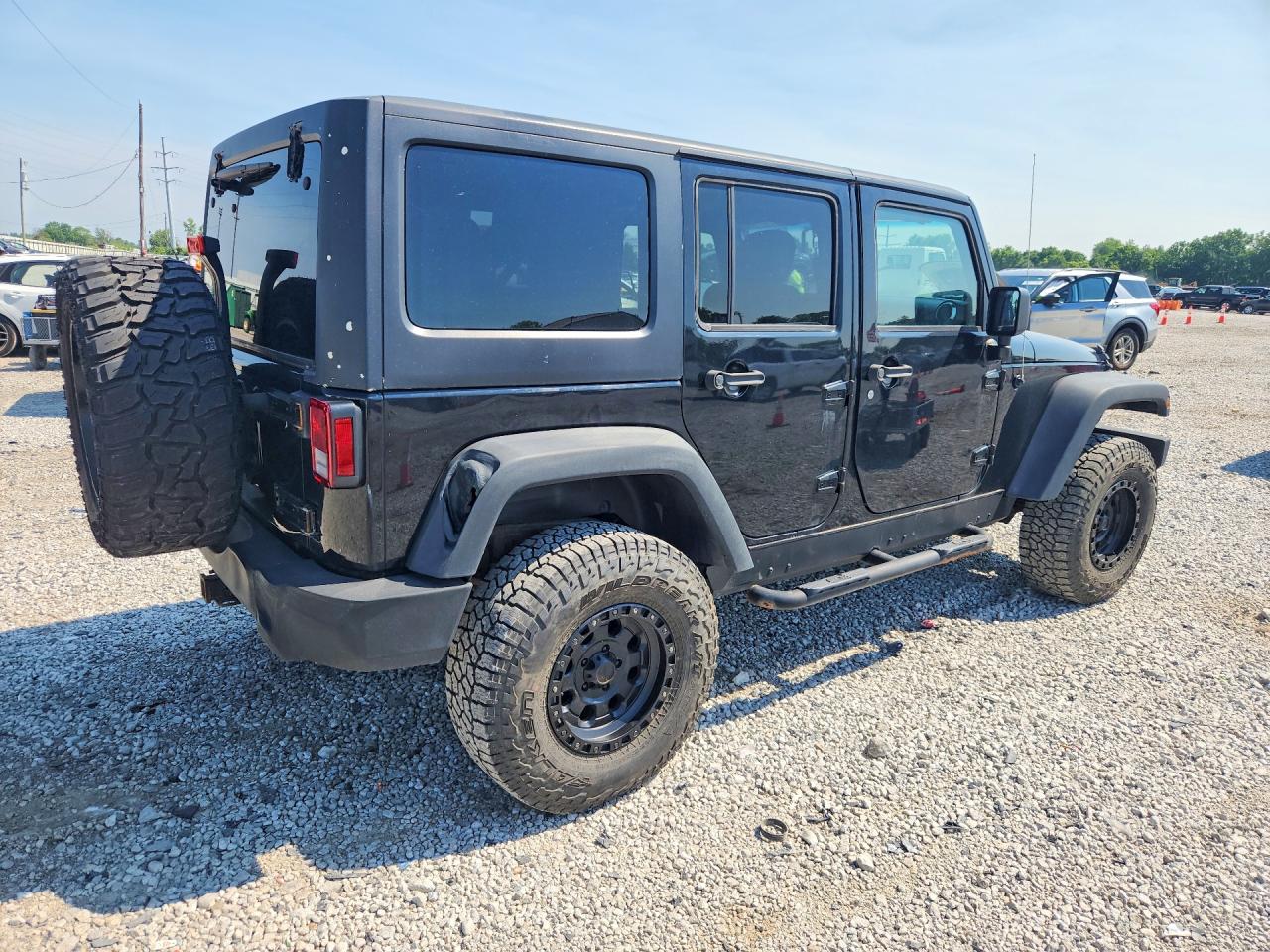 2011 Jeep Wrangler Unlimited Rubicon Black vin: 1J4BA6H14BL565420