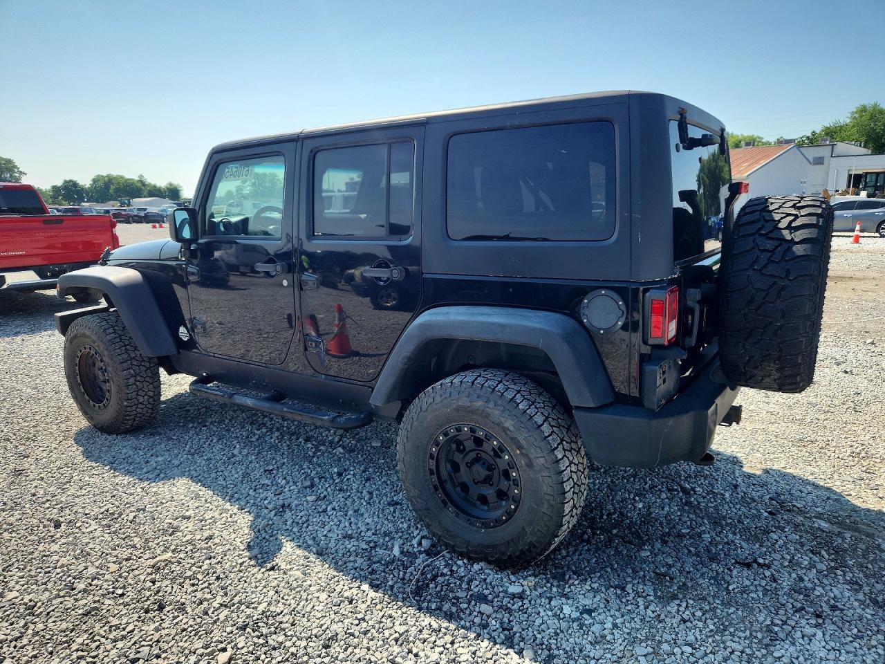 2011 Jeep Wrangler Unlimited Rubicon Black vin: 1J4BA6H14BL565420