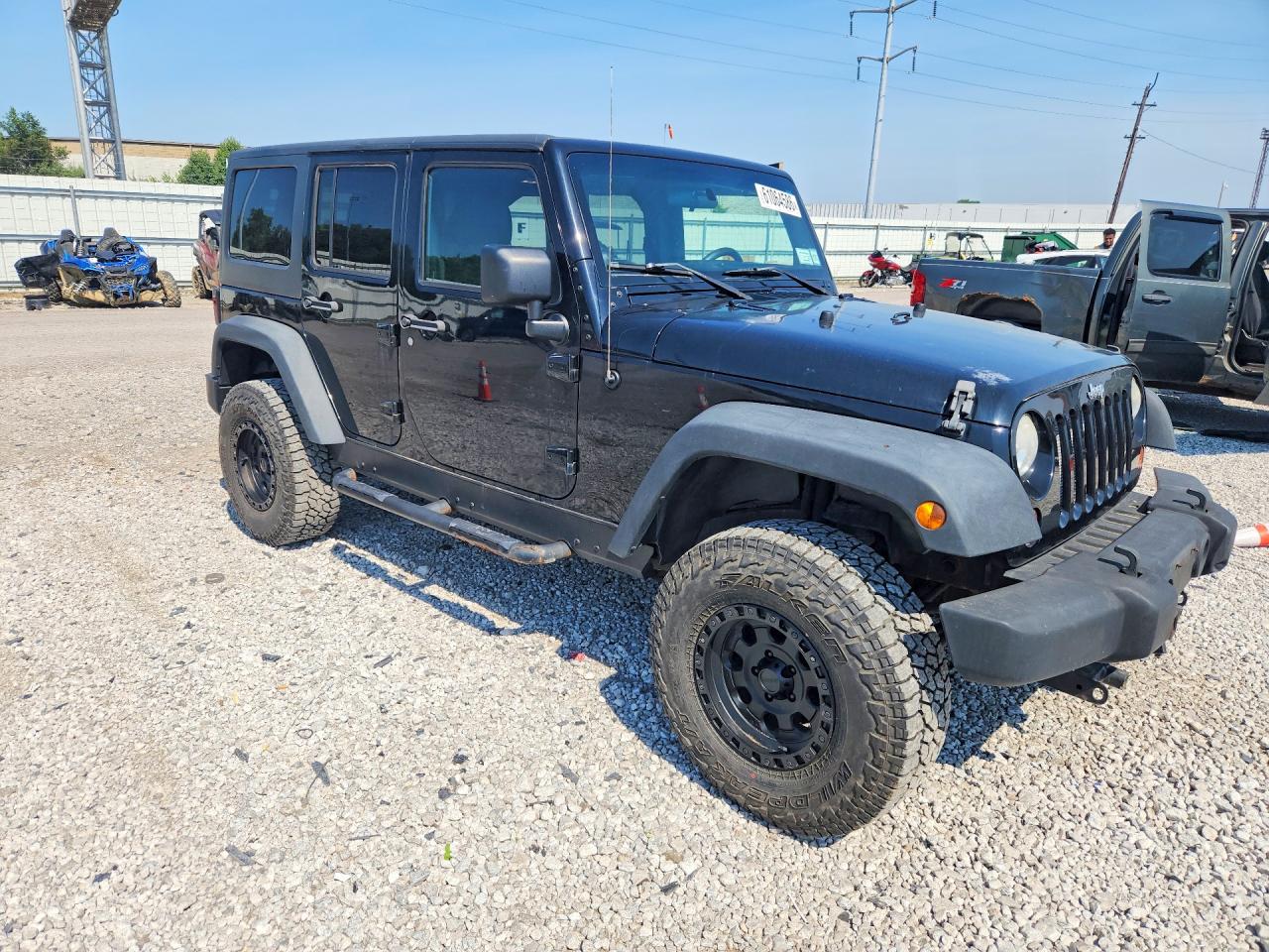 2011 Jeep Wrangler Unlimited Rubicon Black vin: 1J4BA6H14BL565420