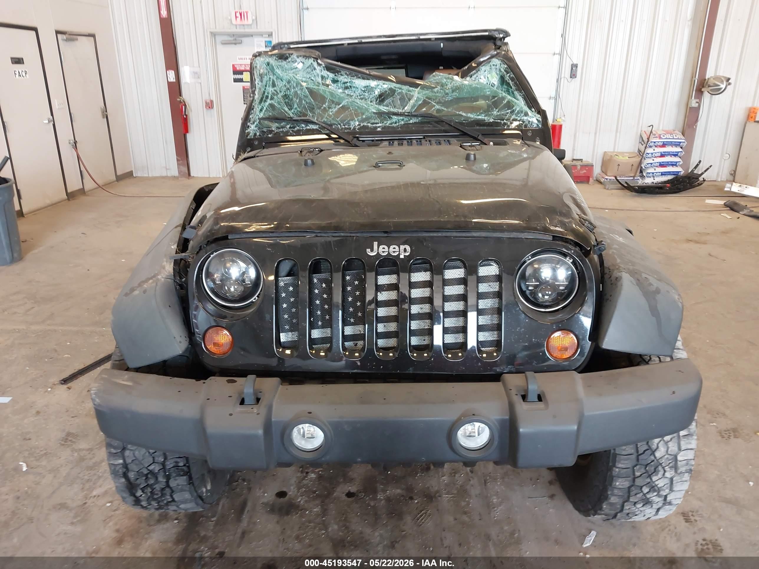 2011 Jeep Wrangler Unlimited Rubicon Черный vin: 1J4BA6H14BL633733