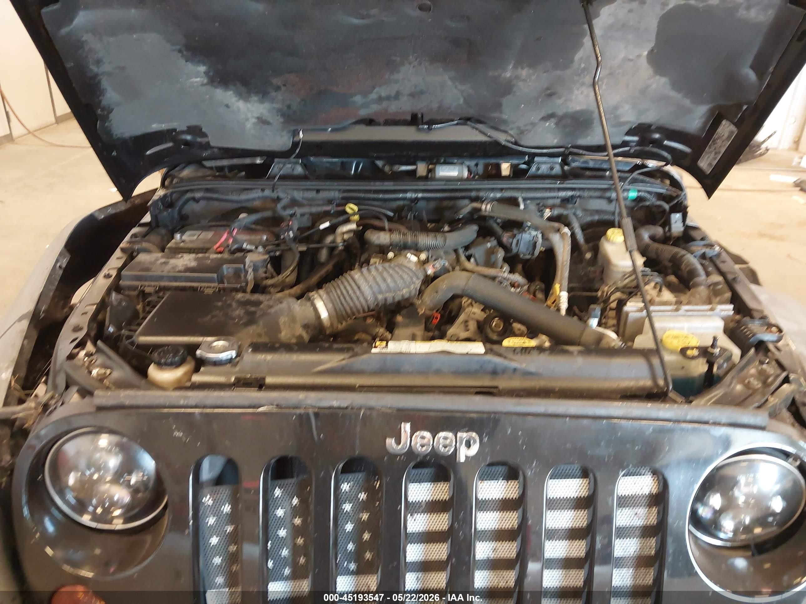 2011 Jeep Wrangler Unlimited Rubicon Черный vin: 1J4BA6H14BL633733