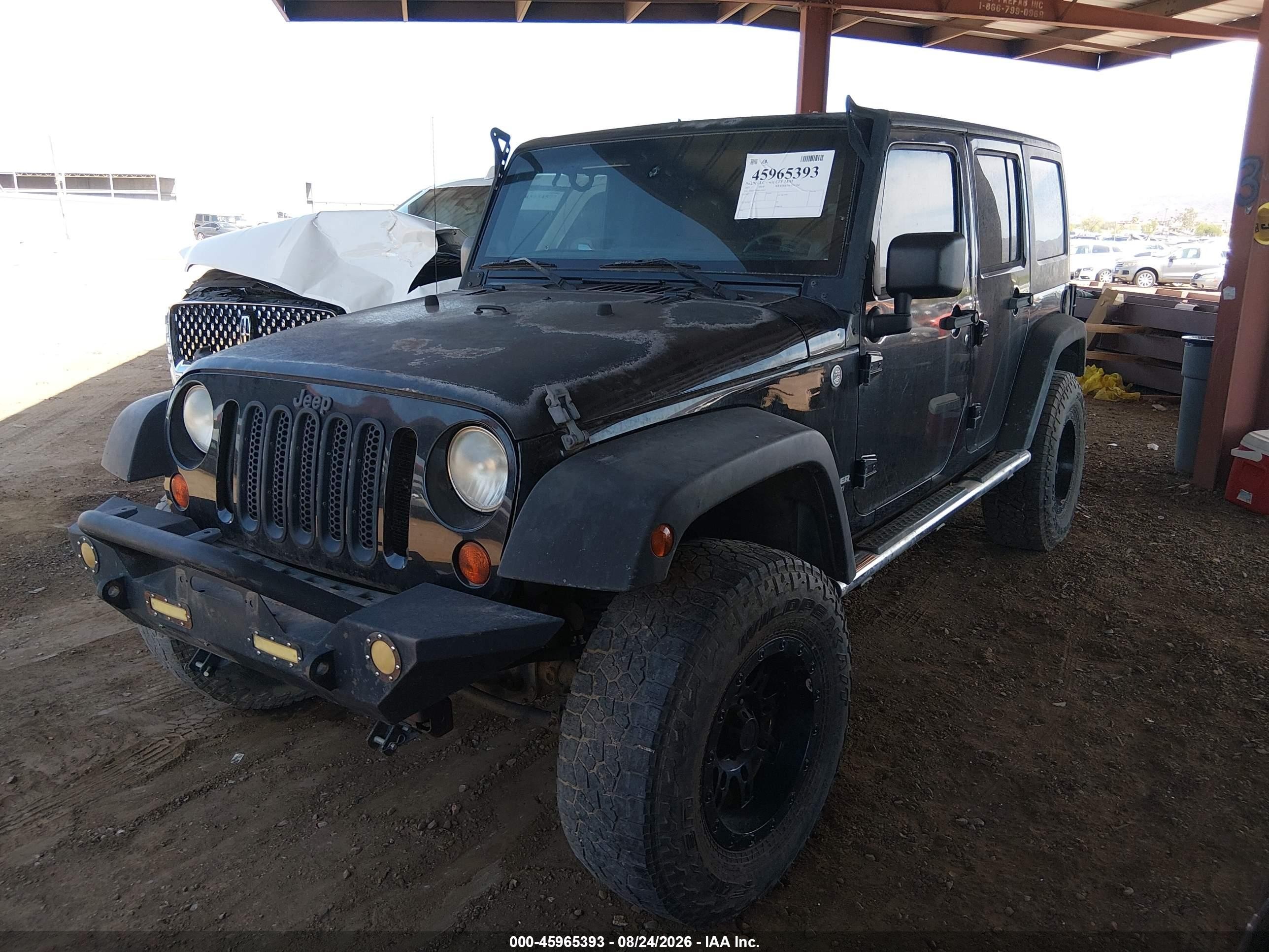 2011 Jeep Wrangler Unlimited Rubicon Black vin: 1J4BA6H16BL534413