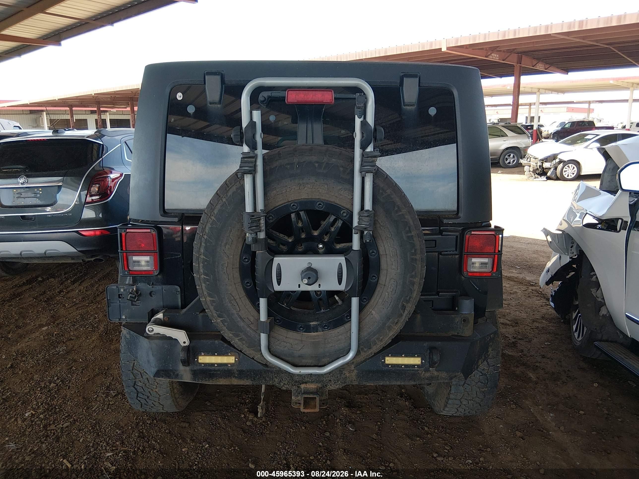 2011 Jeep Wrangler Unlimited Rubicon Black vin: 1J4BA6H16BL534413