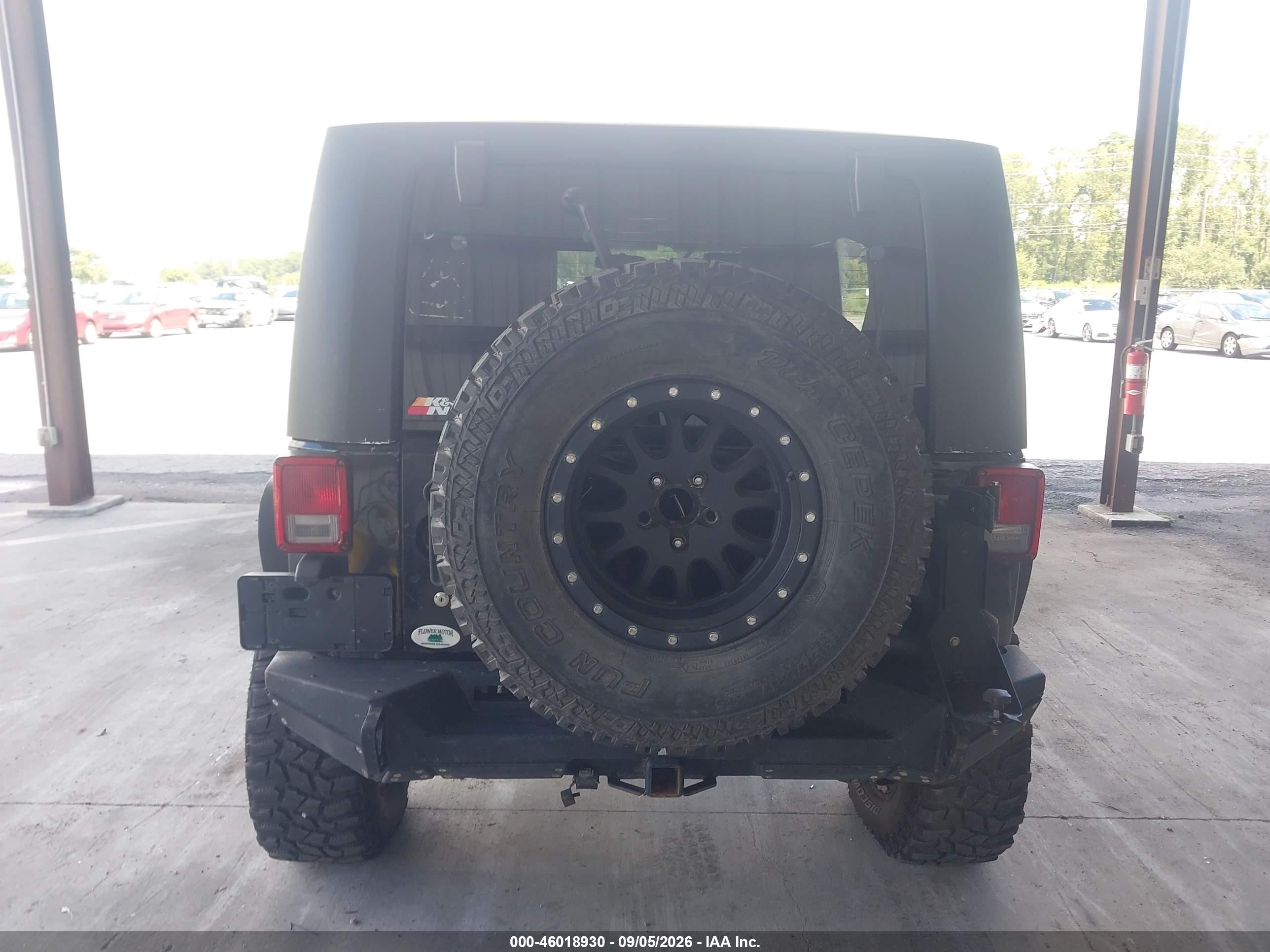 2010 Jeep Wrangler Unlimited Rubicon Black vin: 1J4BA6H17AL102038