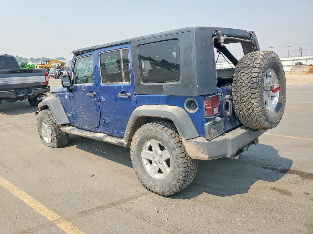 2010 Jeep Wrangler Unlimited Rubicon Blue vin: 1J4BA6H17AL195384