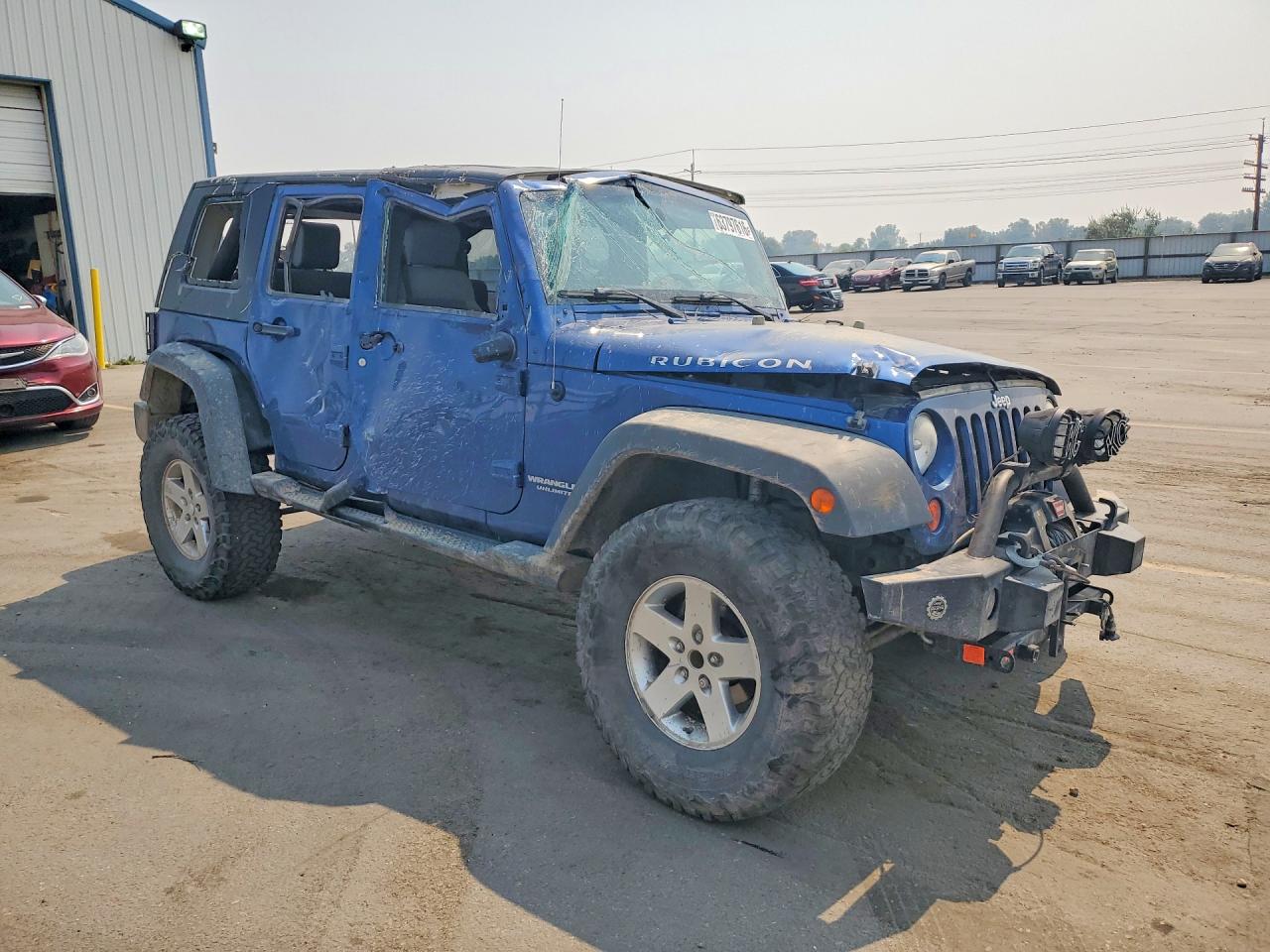 2010 Jeep Wrangler Unlimited Rubicon Blue vin: 1J4BA6H17AL195384