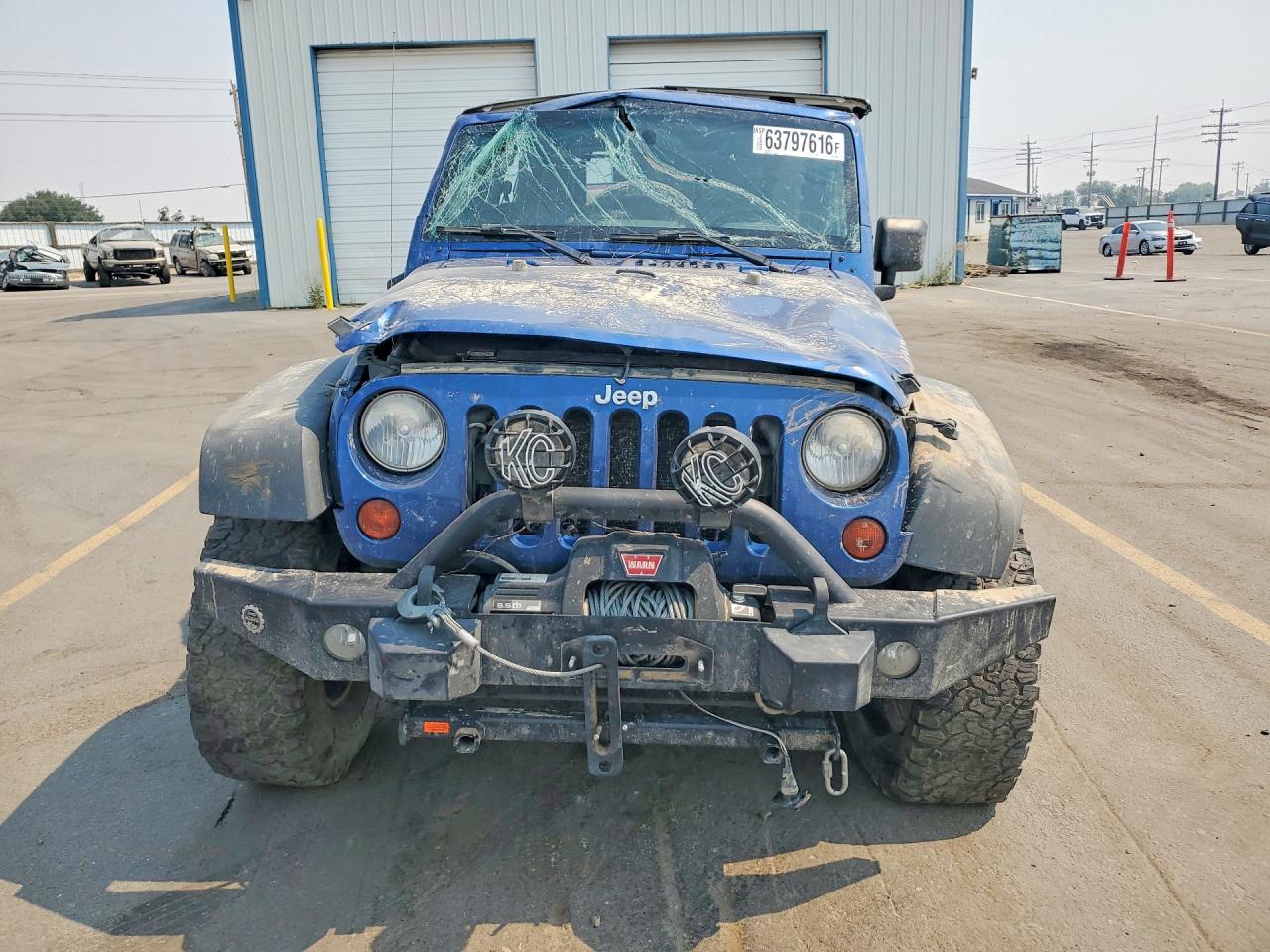 2010 Jeep Wrangler Unlimited Rubicon Blue vin: 1J4BA6H17AL195384