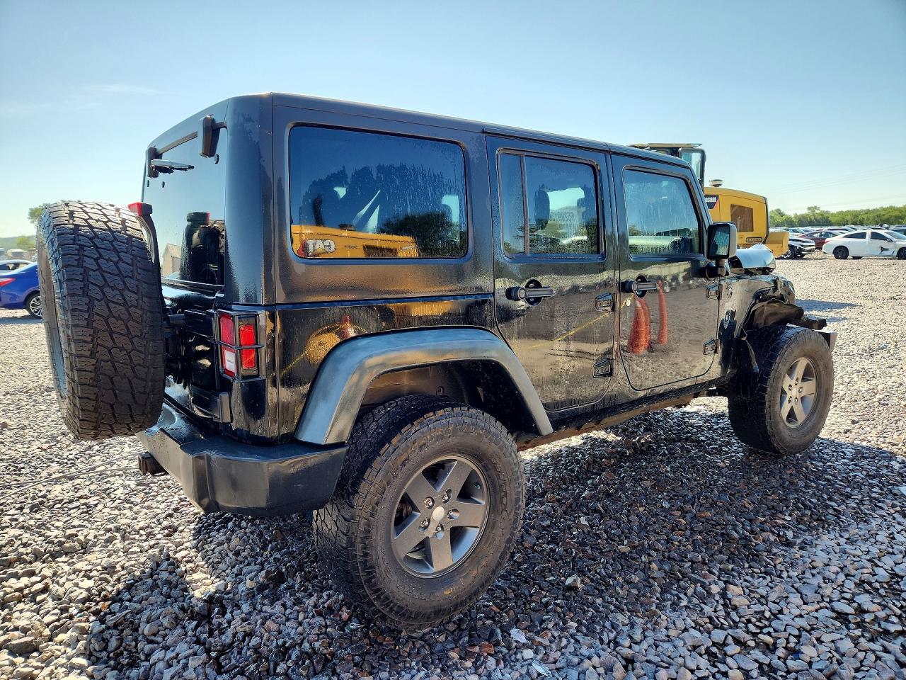 2011 Jeep Wrangler Unlimited Rubicon Black vin: 1J4BA6H17BL593471