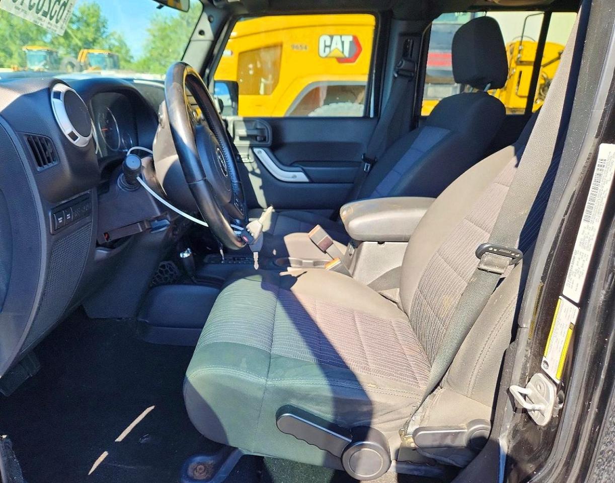 2011 Jeep Wrangler Unlimited Rubicon Black vin: 1J4BA6H17BL593471