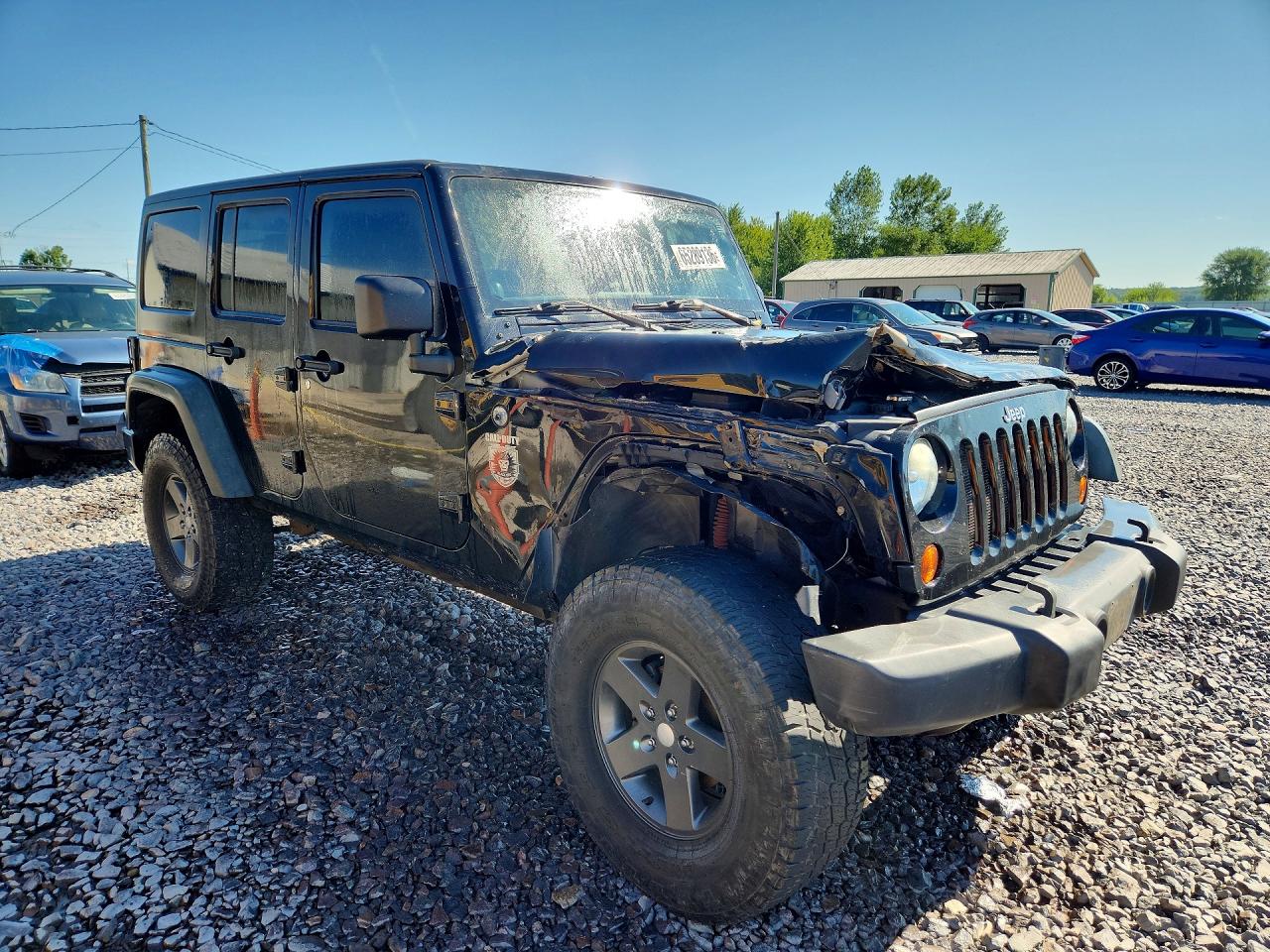 2011 Jeep Wrangler Unlimited Rubicon Black vin: 1J4BA6H17BL593471