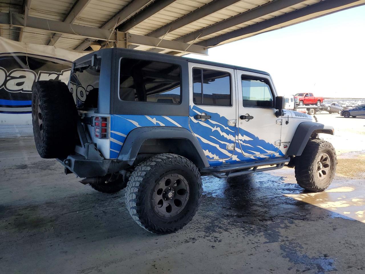 2011 Jeep Wrangler Unlimited Rubicon Серебряный vin: 1J4BA6H18BL527480