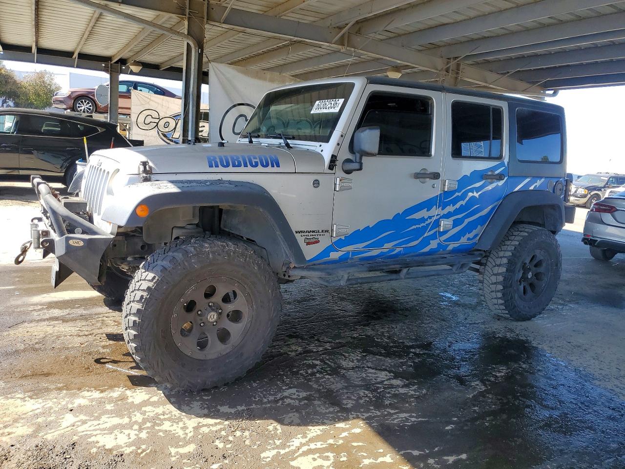 2011 Jeep Wrangler Unlimited Rubicon Silver vin: 1J4BA6H18BL527480