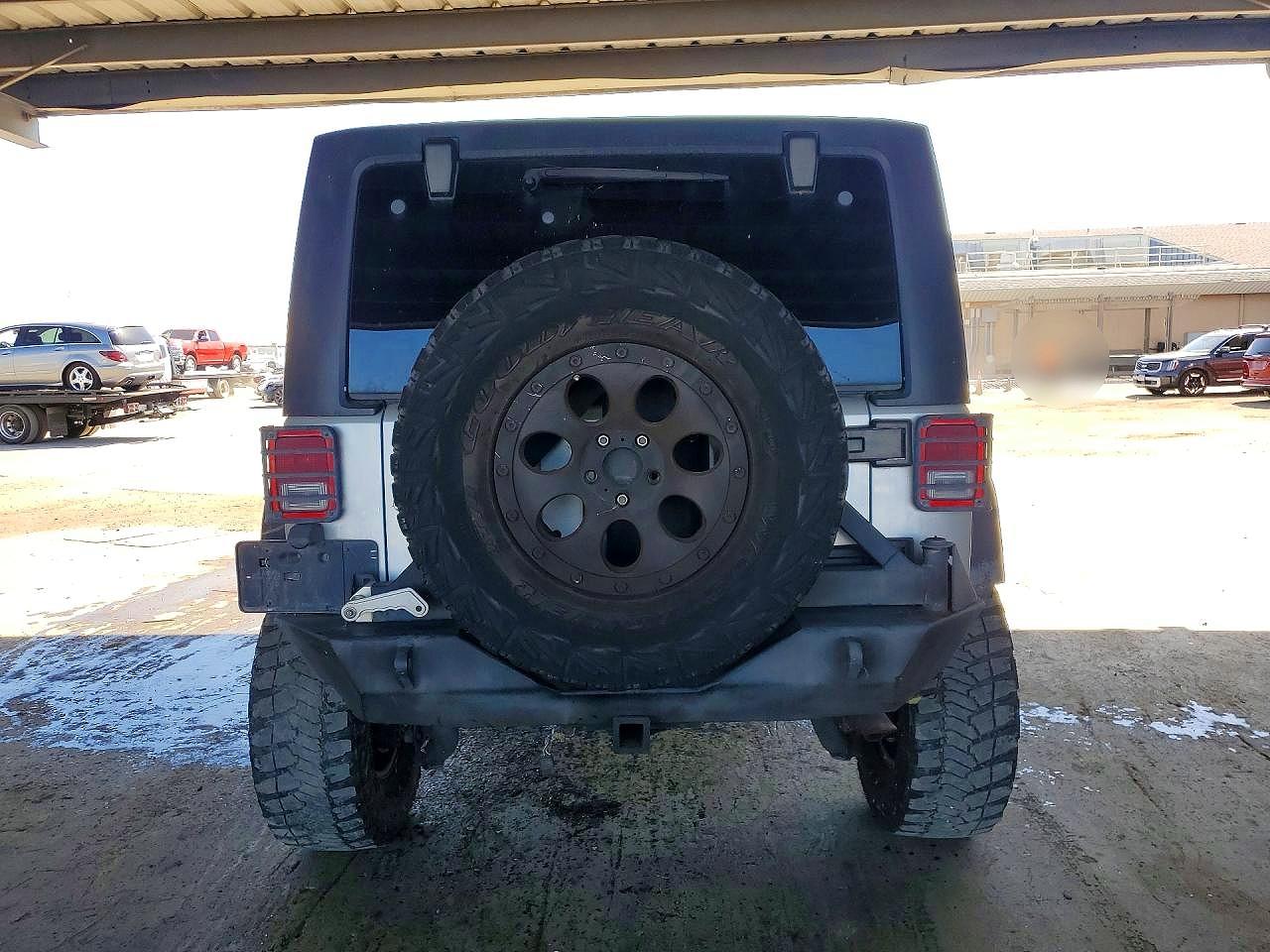 2011 Jeep Wrangler Unlimited Rubicon Серебряный vin: 1J4BA6H18BL527480