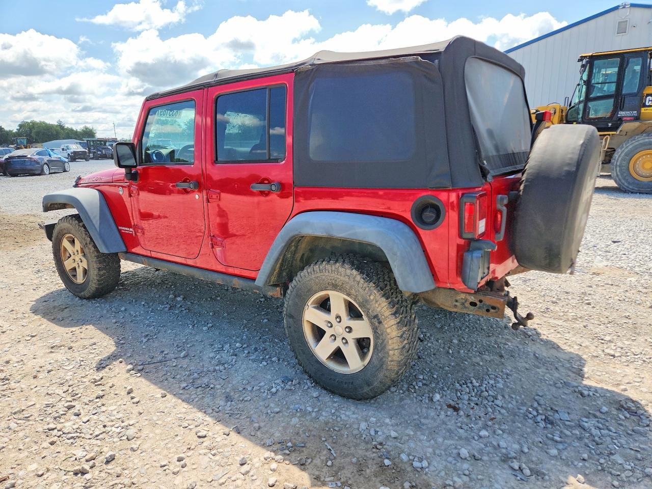 2011 Jeep Wrangler Unlimited Rubicon Red vin: 1J4BA6H18BL559619