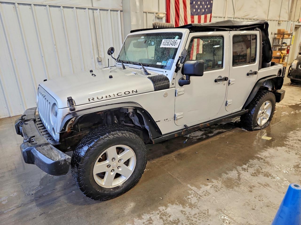 2010 Jeep Wrangler Unlimited Rubicon Silver vin: 1J4BA6H19AL101053