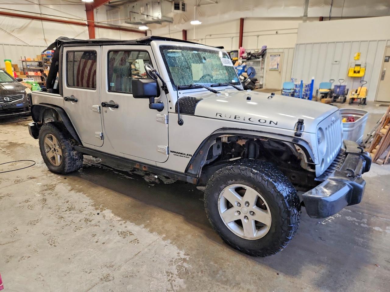 2010 Jeep Wrangler Unlimited Rubicon Серебряный vin: 1J4BA6H19AL101053