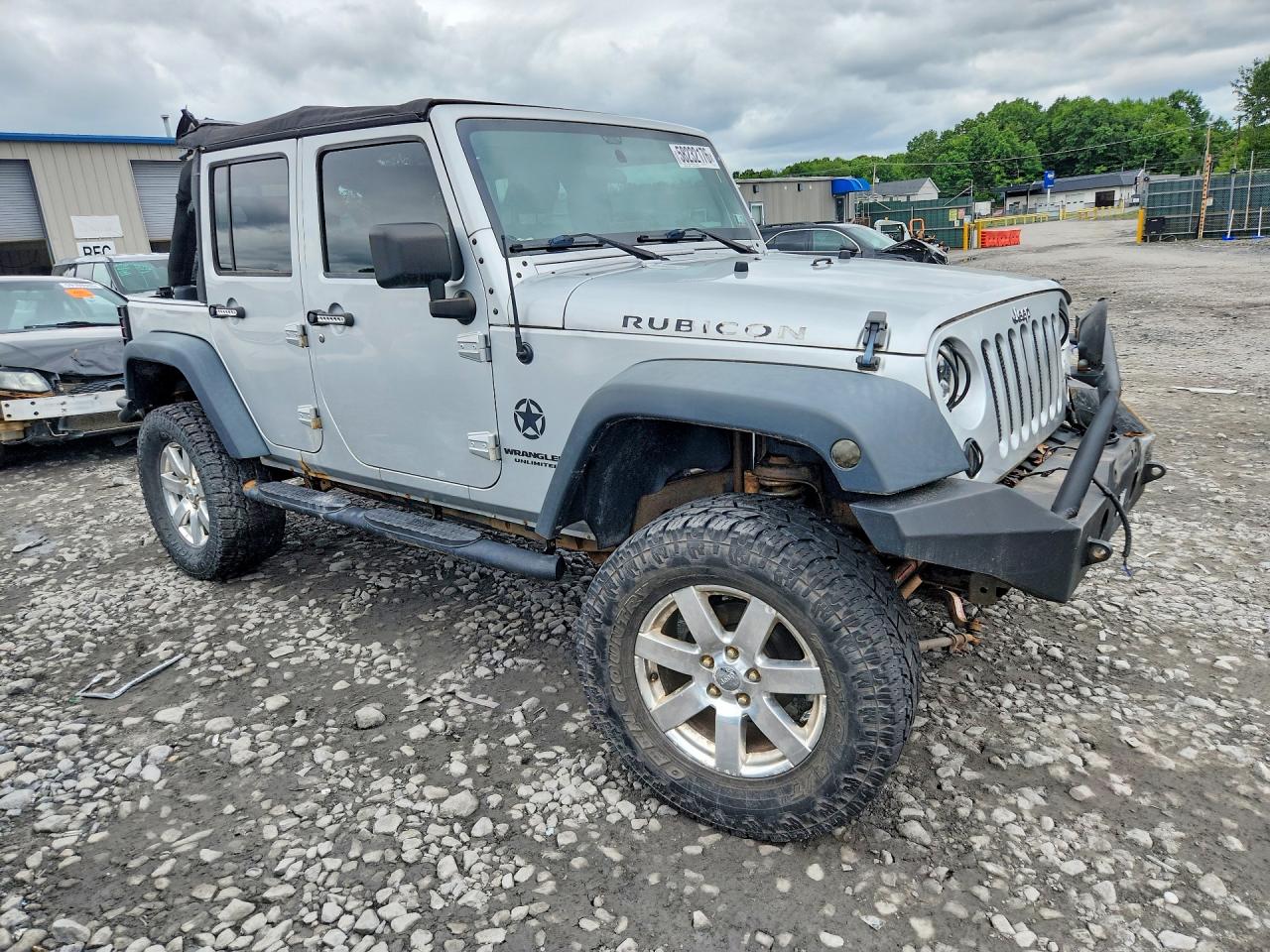 2010 Jeep Wrangler Unlimited Rubicon Silver vin: 1J4BA6H19AL172950