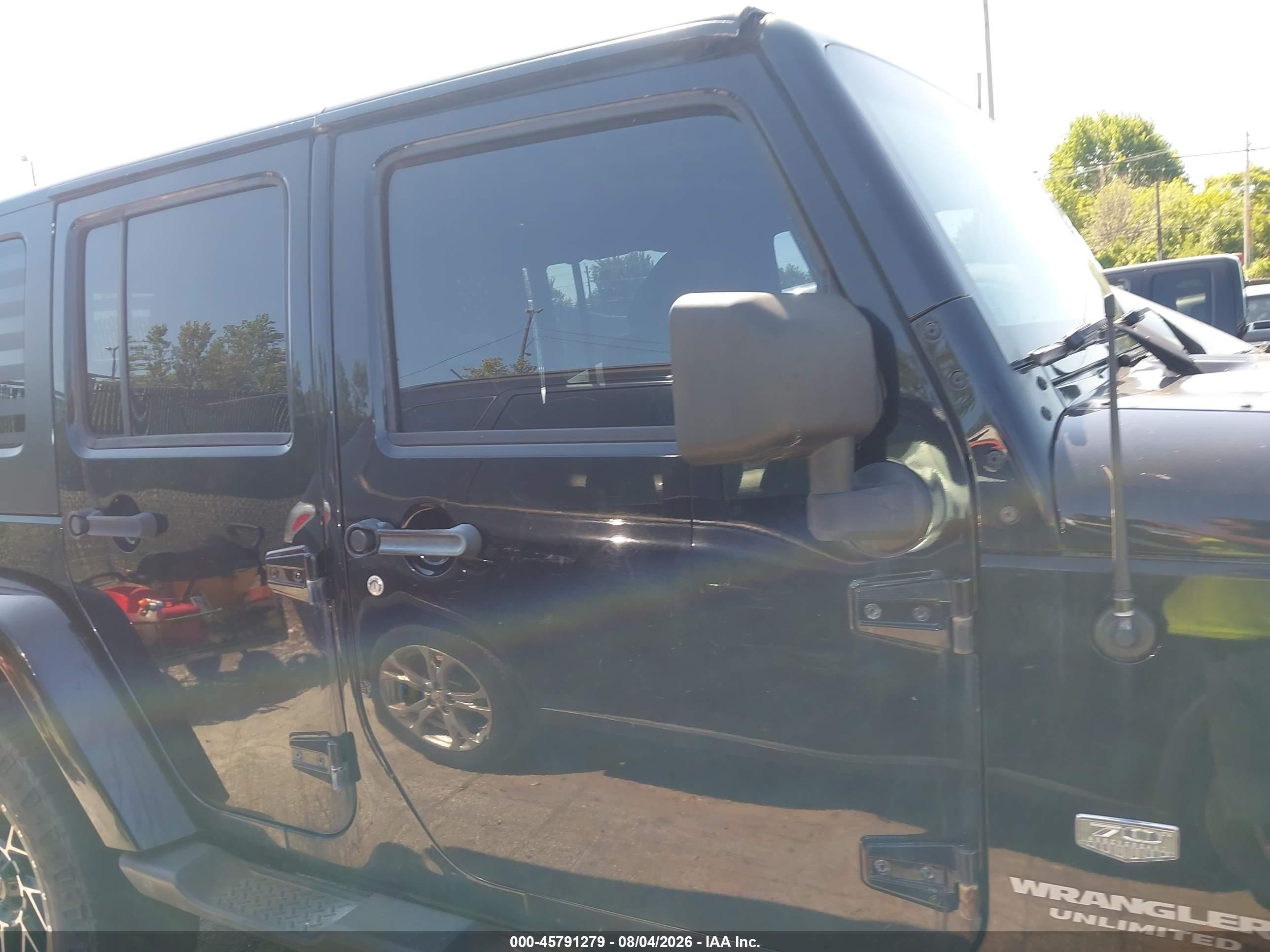 2011 Jeep Wrangler Unlimited 70th Anniversary Black vin: 1J4BA7H13BL591447