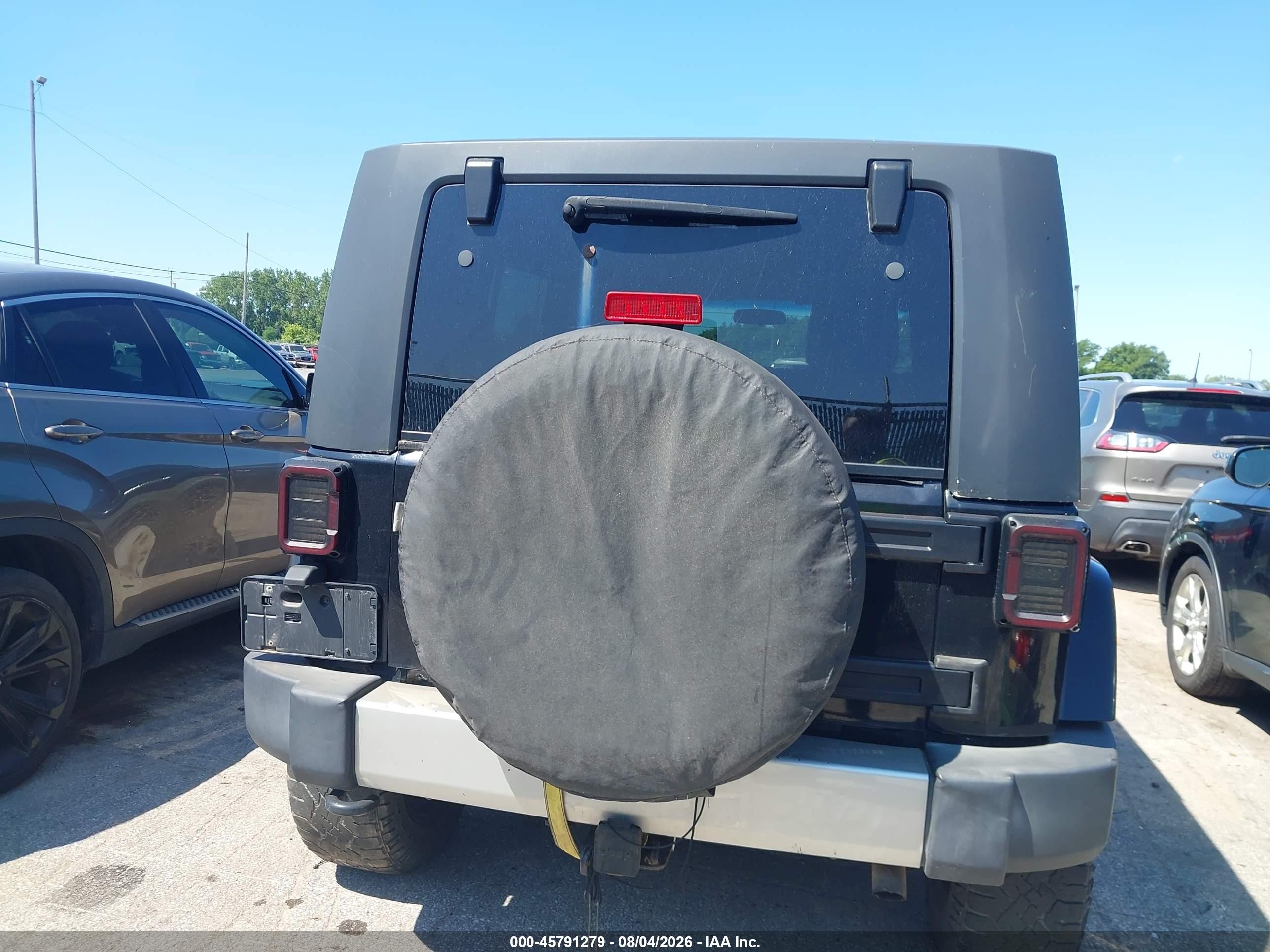 2011 Jeep Wrangler Unlimited 70th Anniversary Black vin: 1J4BA7H13BL591447