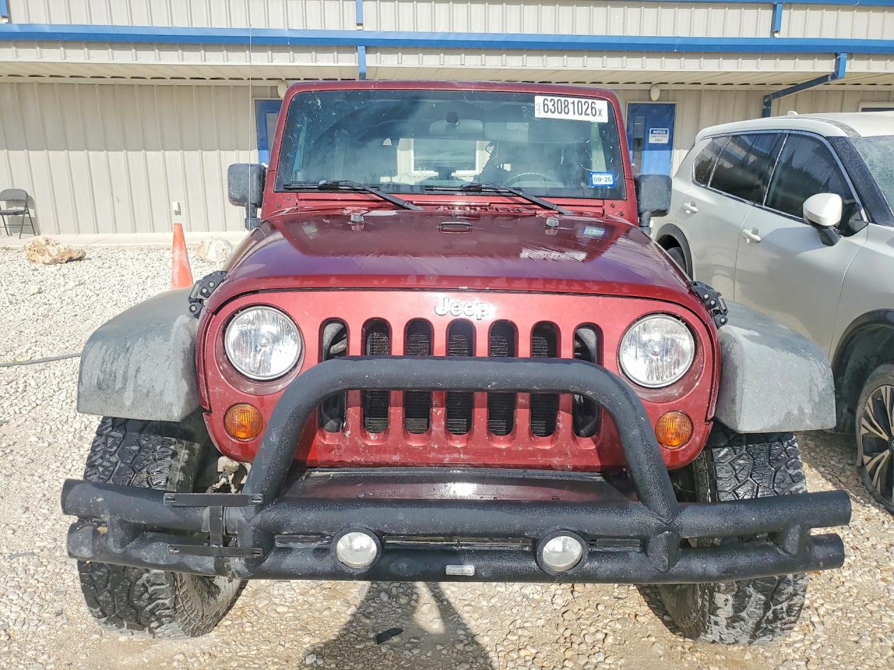 2010 Jeep Wrangler Unlimited Sport Maroon vin: 1J4BB3H14AL232144