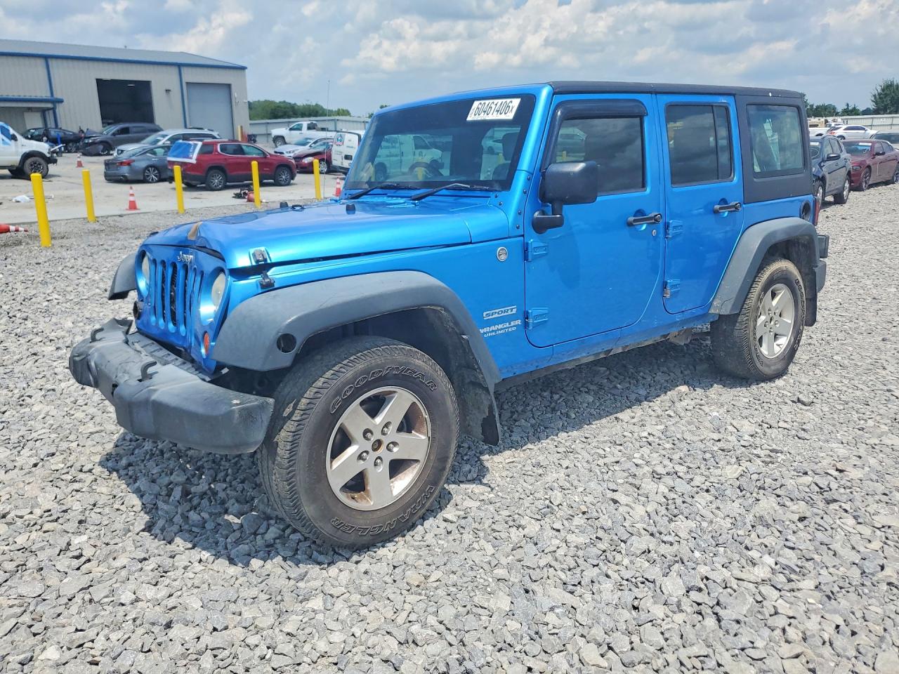 2010 Jeep Wrangler Unlimited Sport Blue vin: 1J4BZ3H13AL165709