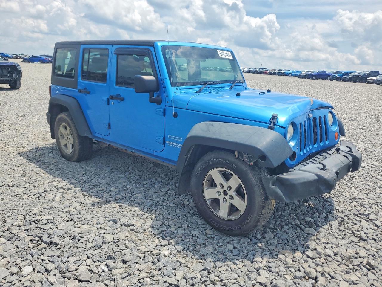2010 Jeep Wrangler Unlimited Sport Blue vin: 1J4BZ3H13AL165709
