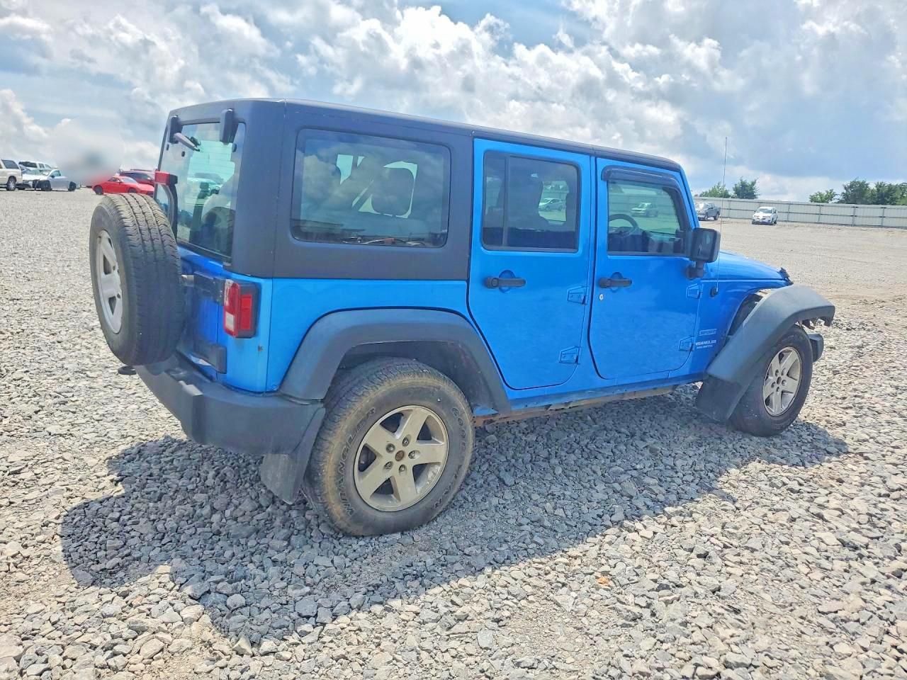 2010 Jeep Wrangler Unlimited Sport Blue vin: 1J4BZ3H13AL165709