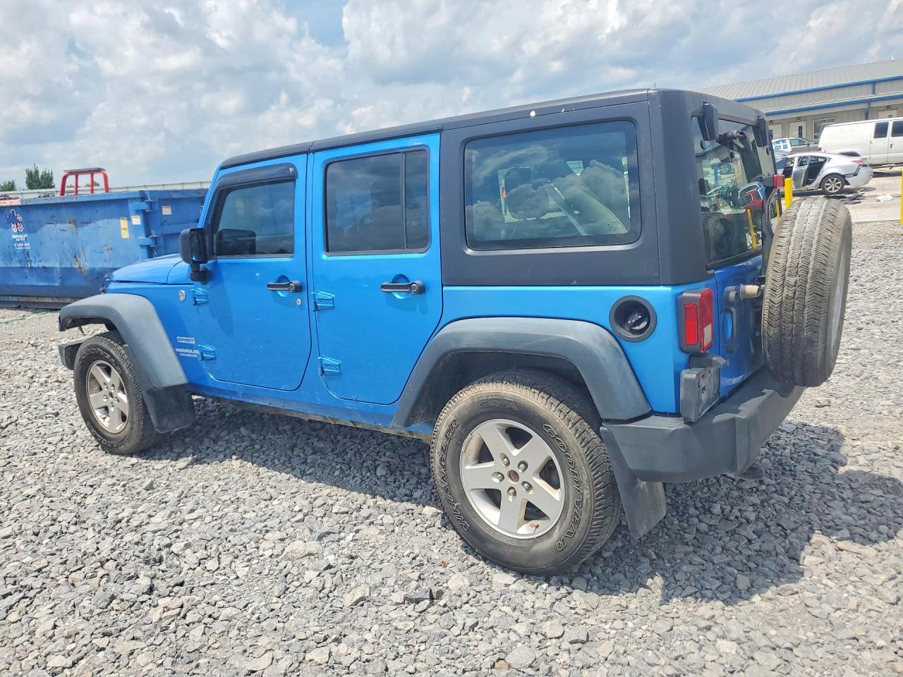 2010 Jeep Wrangler Unlimited Sport Blue vin: 1J4BZ3H13AL165709