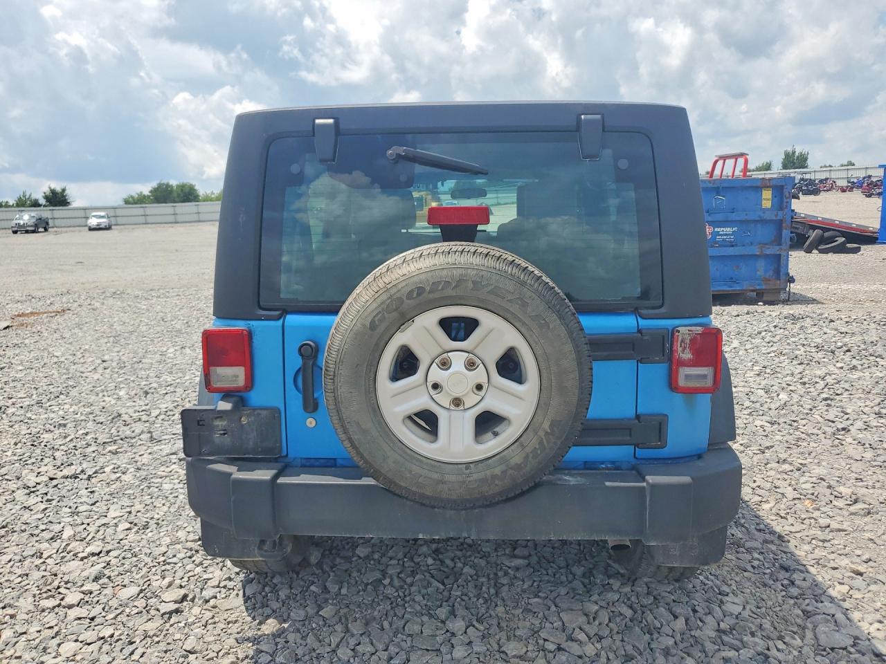 2010 Jeep Wrangler Unlimited Sport Blue vin: 1J4BZ3H13AL165709