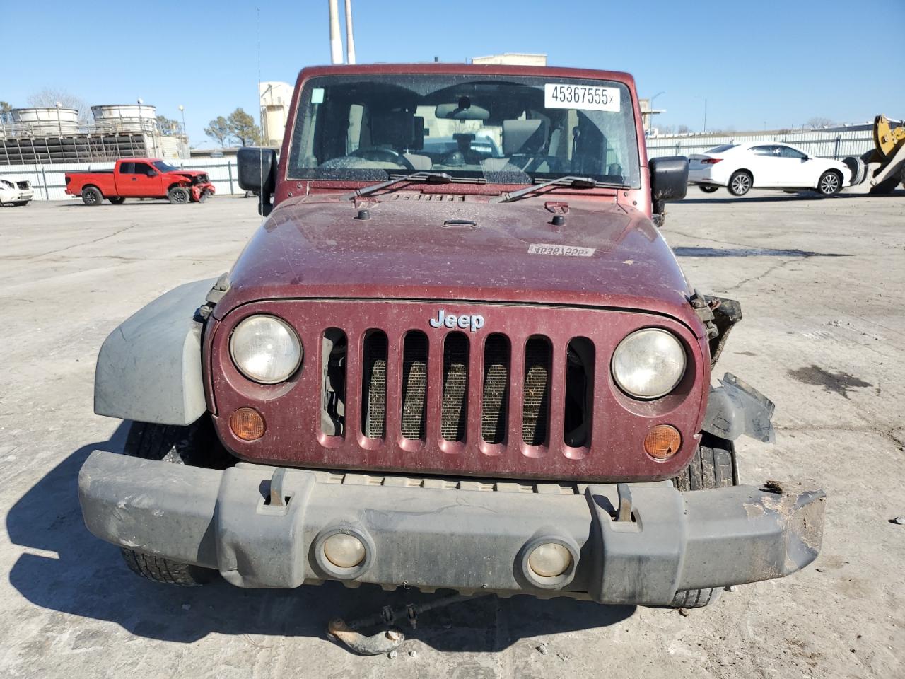 2010 Jeep Wrangler Unlimited Sport Maroon vin: 1J4BZ3H13AL170215