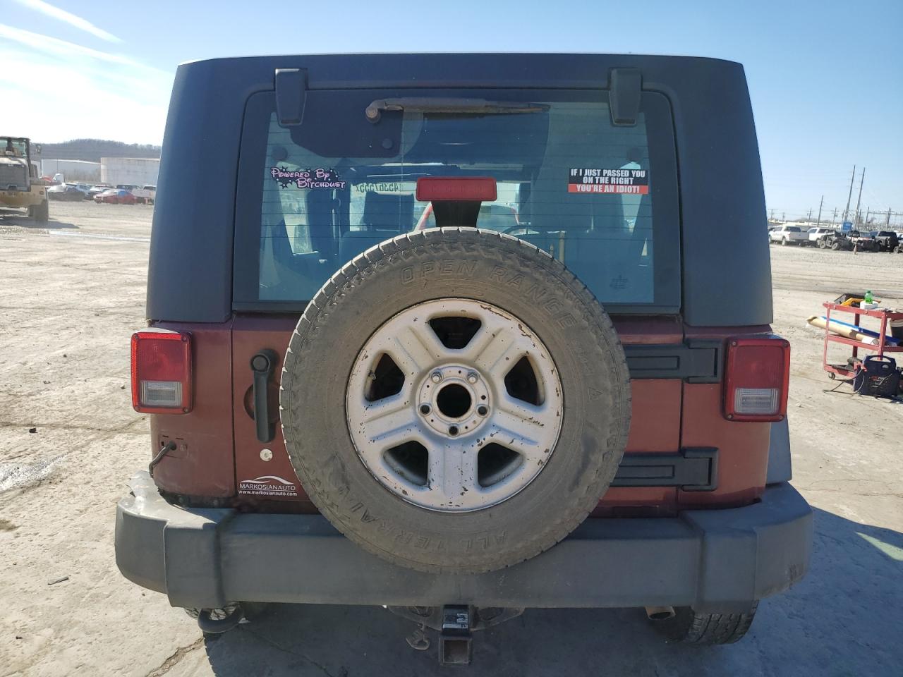 2010 Jeep Wrangler Unlimited Sport Maroon vin: 1J4BZ3H13AL170215