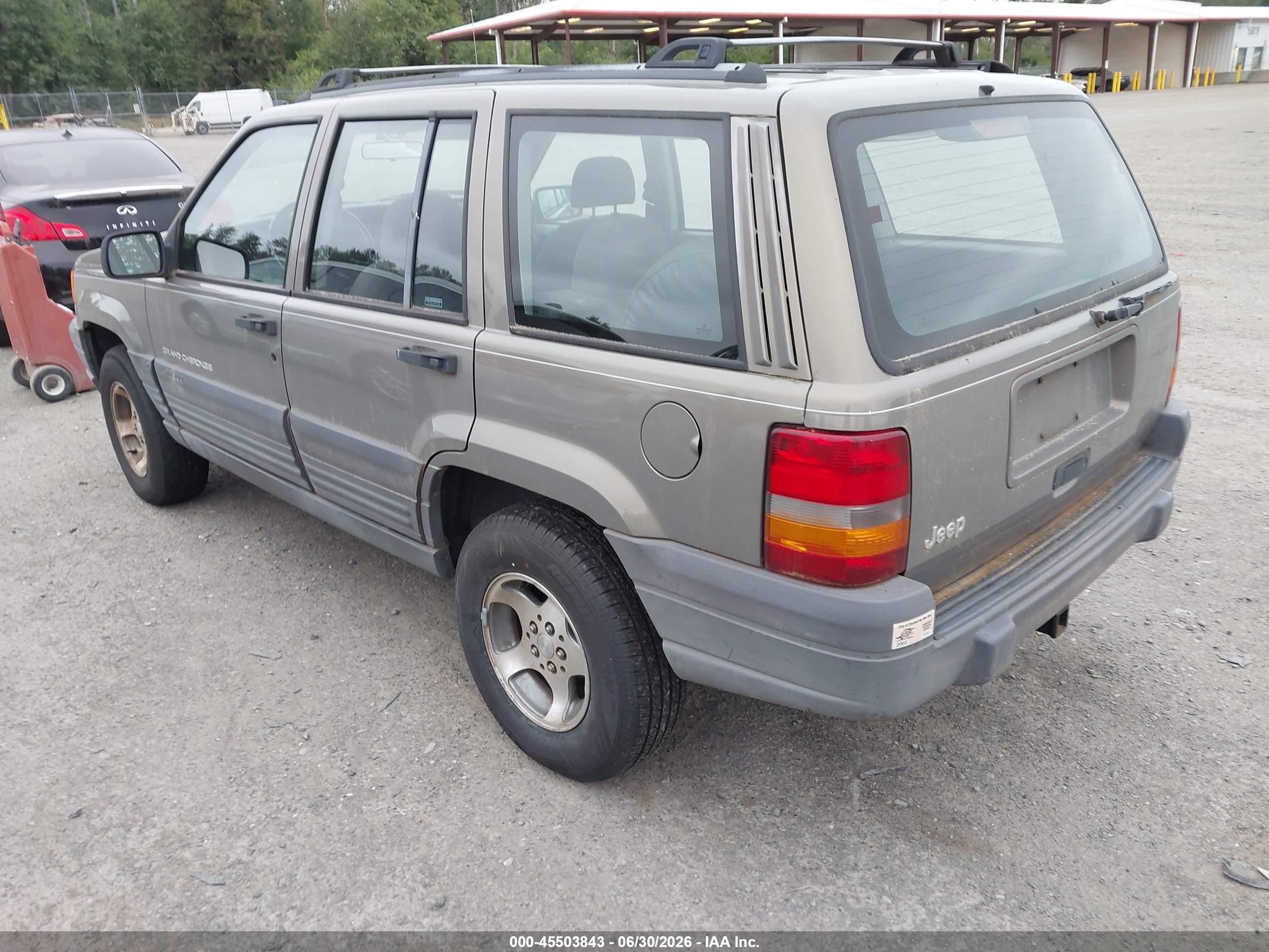 1996 Jeep Grand Cherokee Laredo Brown vin: 1J4EX58S0TC103002
