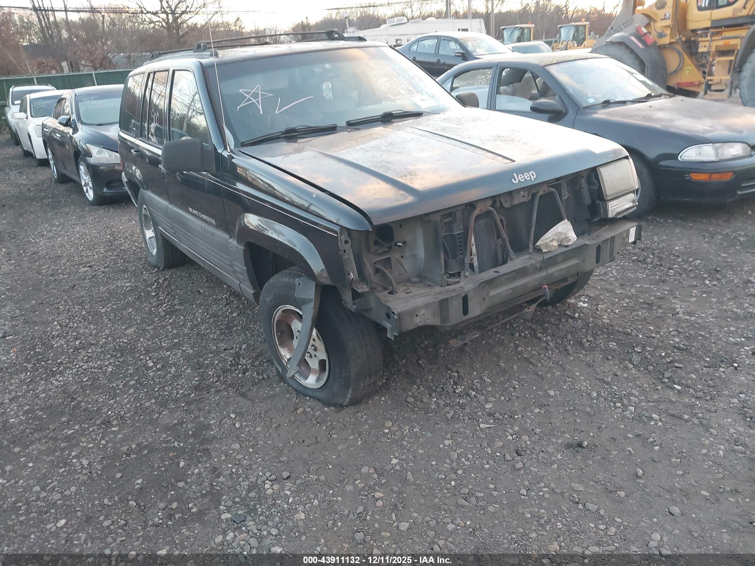 1996 Jeep Grand Cherokee Laredo Black vin: 1J4EZ58Y5TC126094