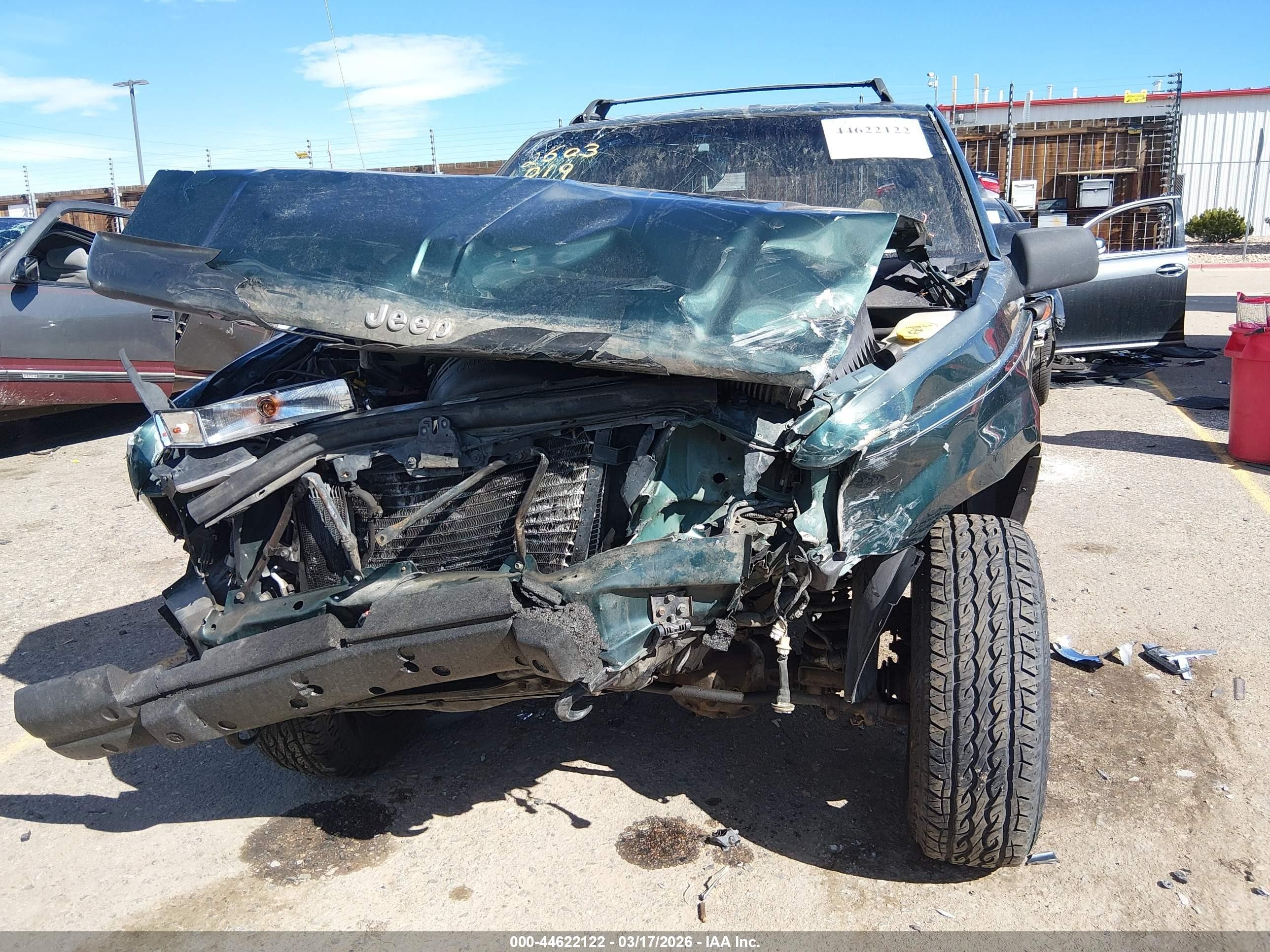 1996 Jeep Grand Cherokee Laredo Green vin: 1J4EZ58YXTC141819