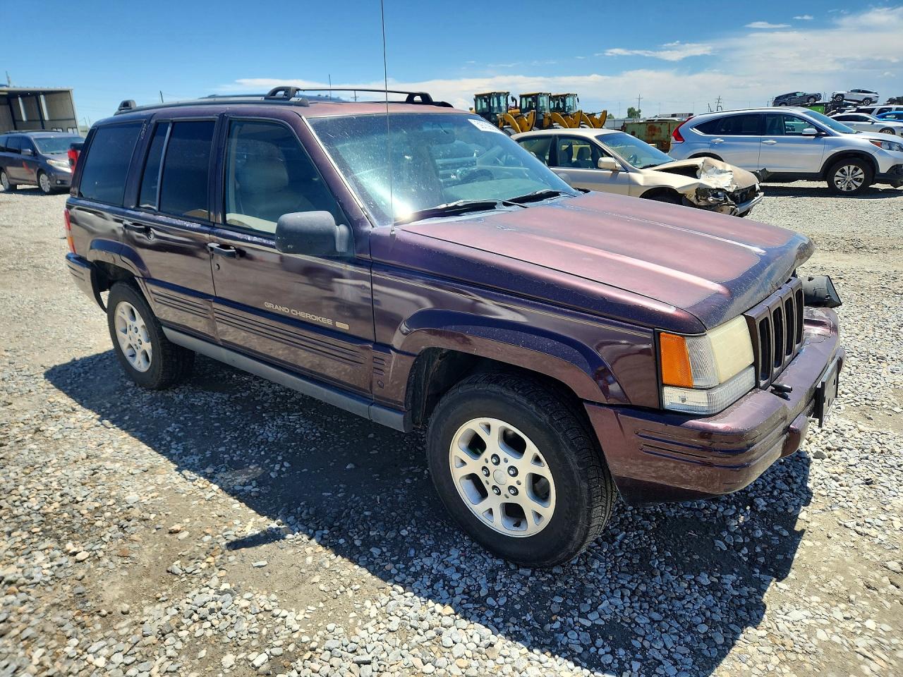1996 Jeep Grand Cherokee Limited Purple vin: 1J4EZ78SXTC112151