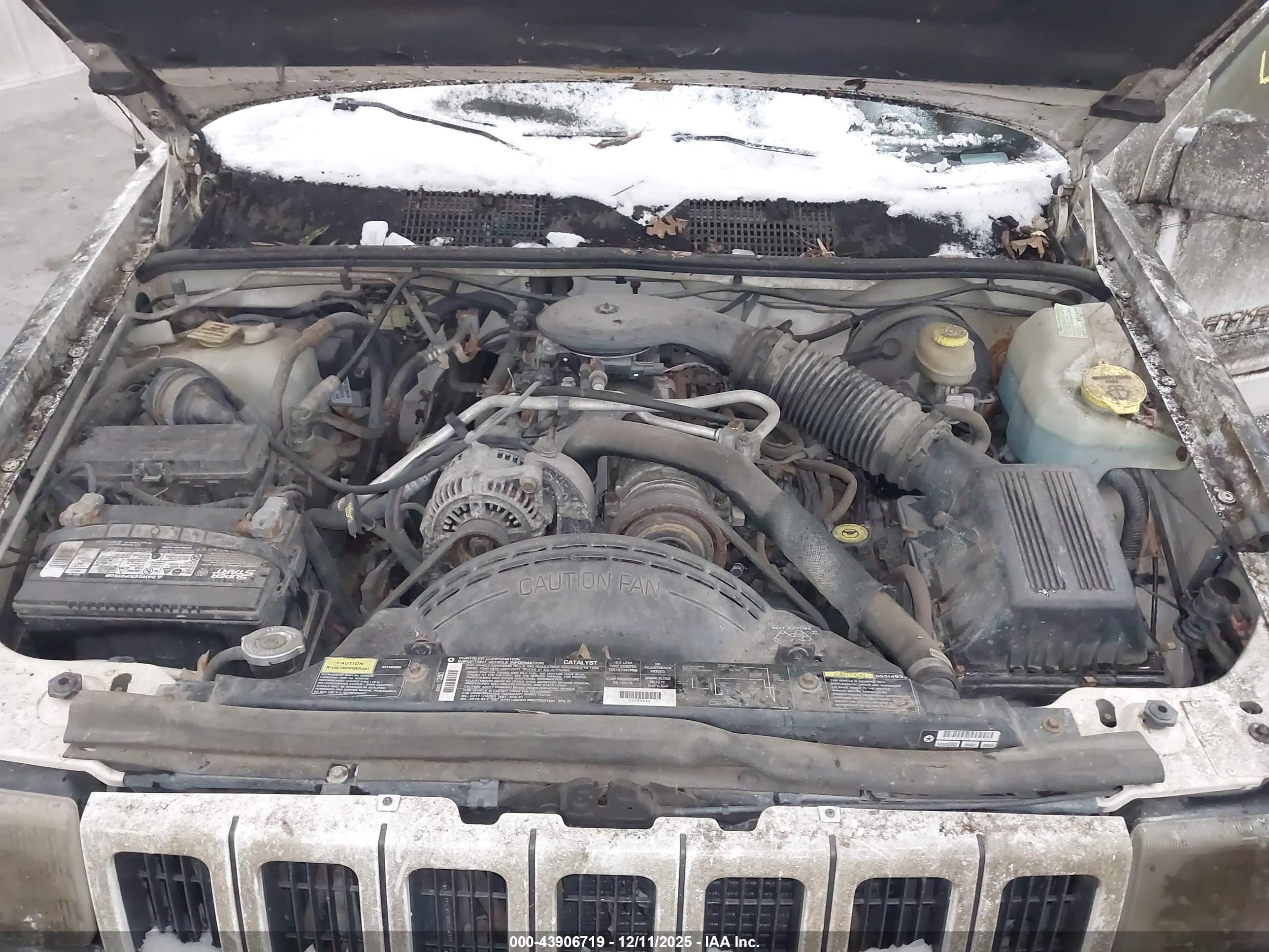 1996 Jeep Grand Cherokee Limited White vin: 1J4EZ78Y3TC119883