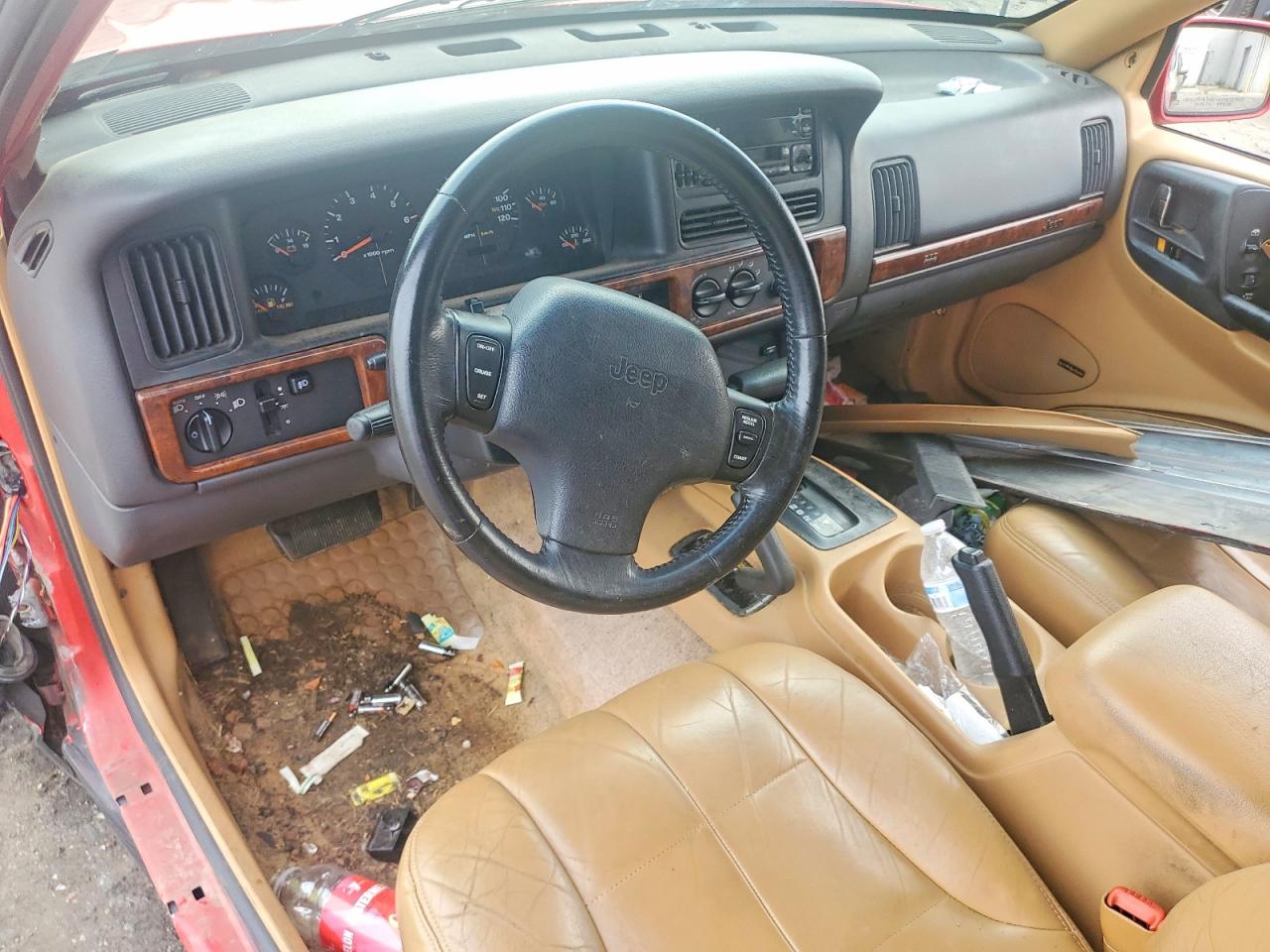 1996 Jeep Grand Cherokee Limited Red vin: 1J4EZ78Y9TC105714