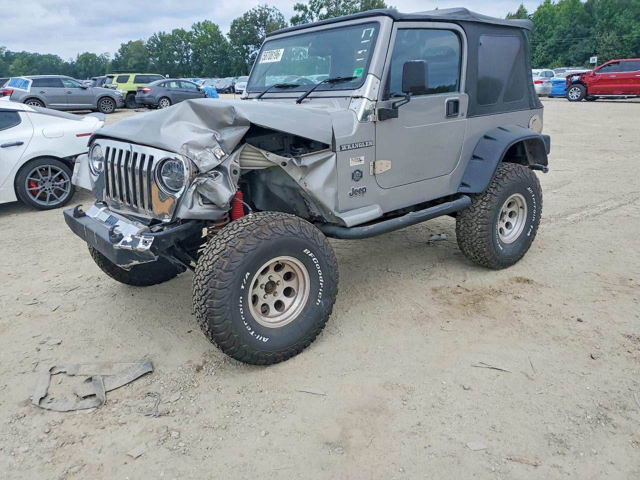 2000 Jeep Wrangler Rhd Silver vin: 1J4F449S1YP769520