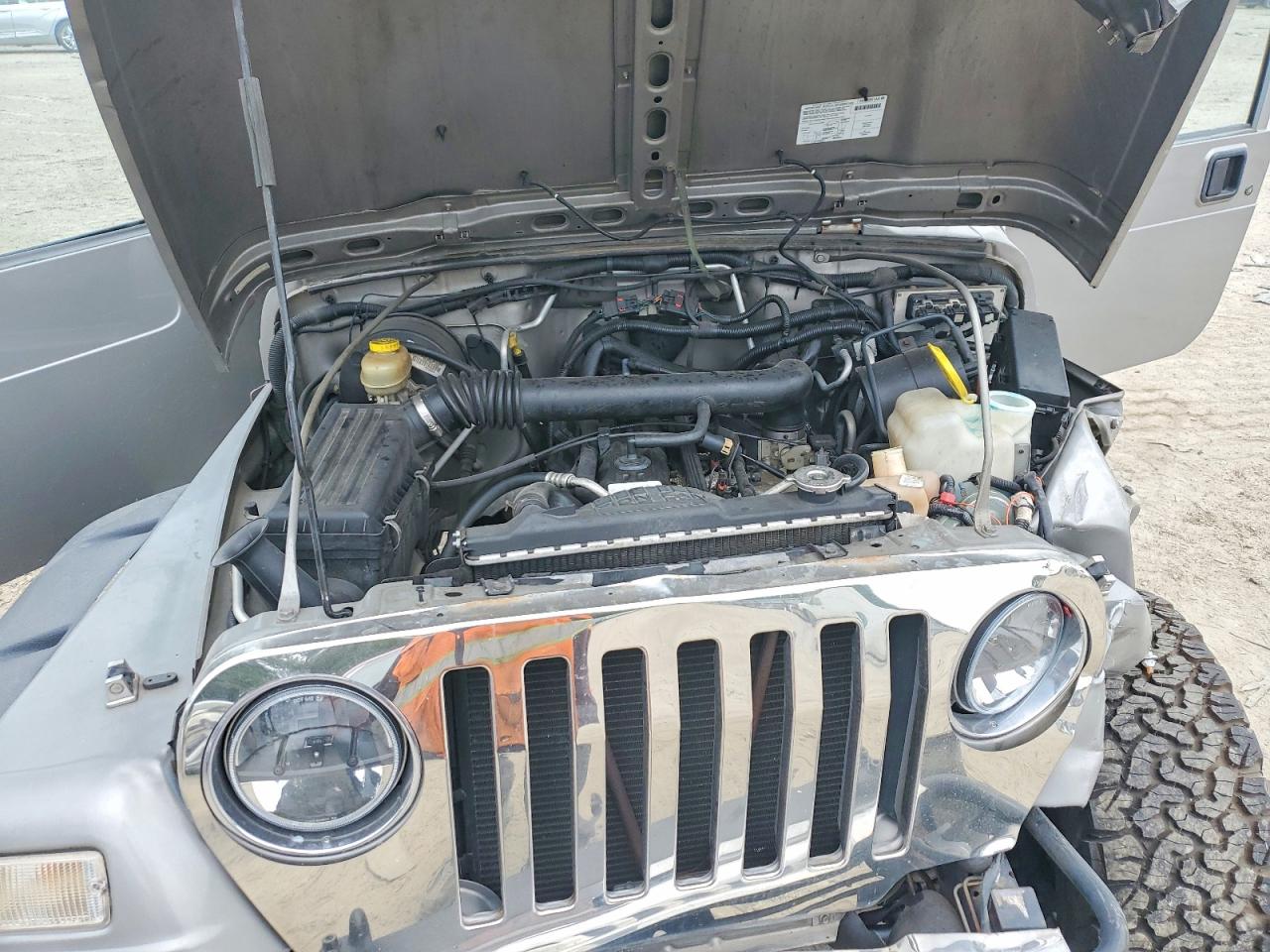 2000 Jeep Wrangler Rhd Silver vin: 1J4F449S1YP769520