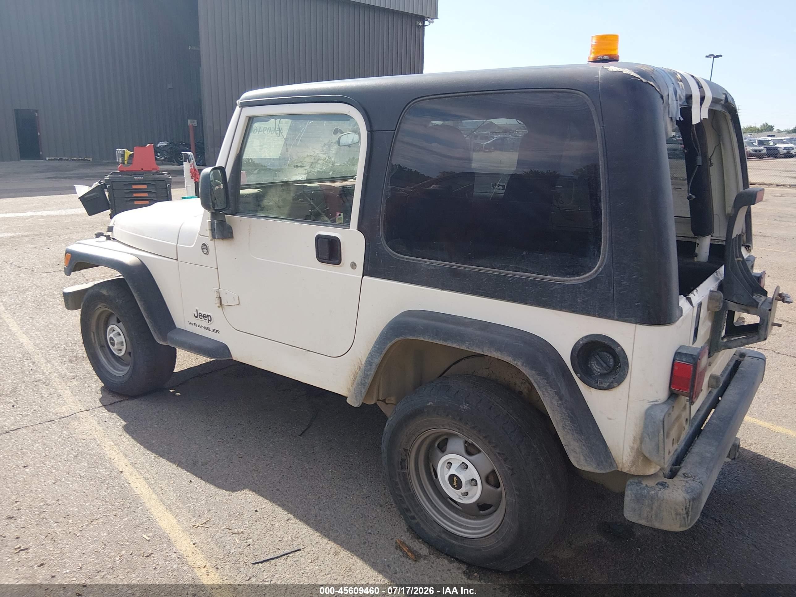 2005 Jeep Wrangler Sport Rhd White vin: 1J4F449S75P356562